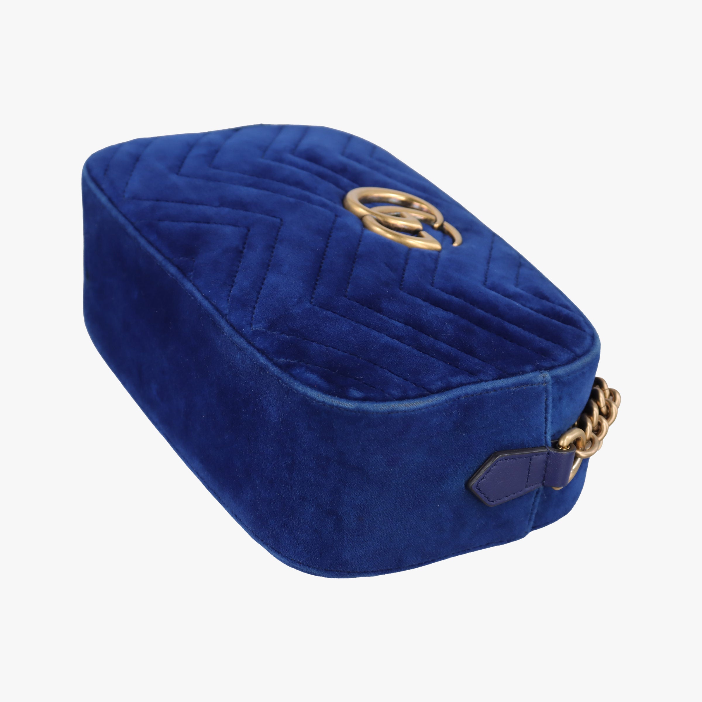 GG Marmont Blue velour 447632 E024965733GGマーモント ブルー ベロア 447632 E024965733