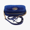 GG Marmont Blue velour 447632 E024965733GGマーモント ブルー ベロア 447632 E024965733
