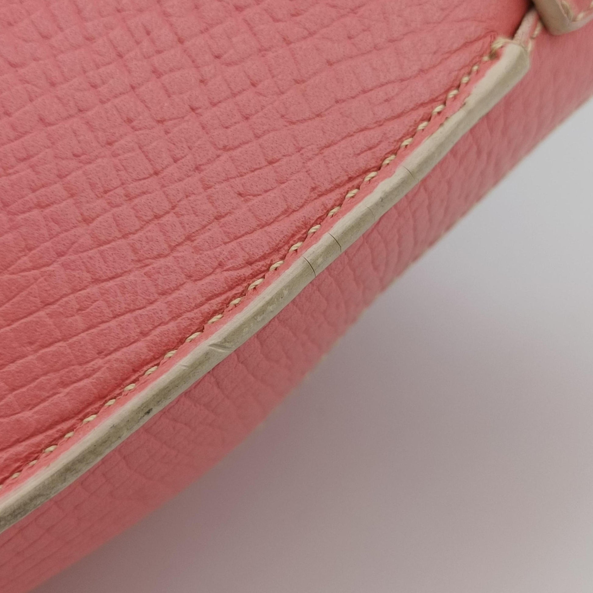 Half Moon Bag Pink Leather L22ハーフムーンバッグ ピンク レザー L22