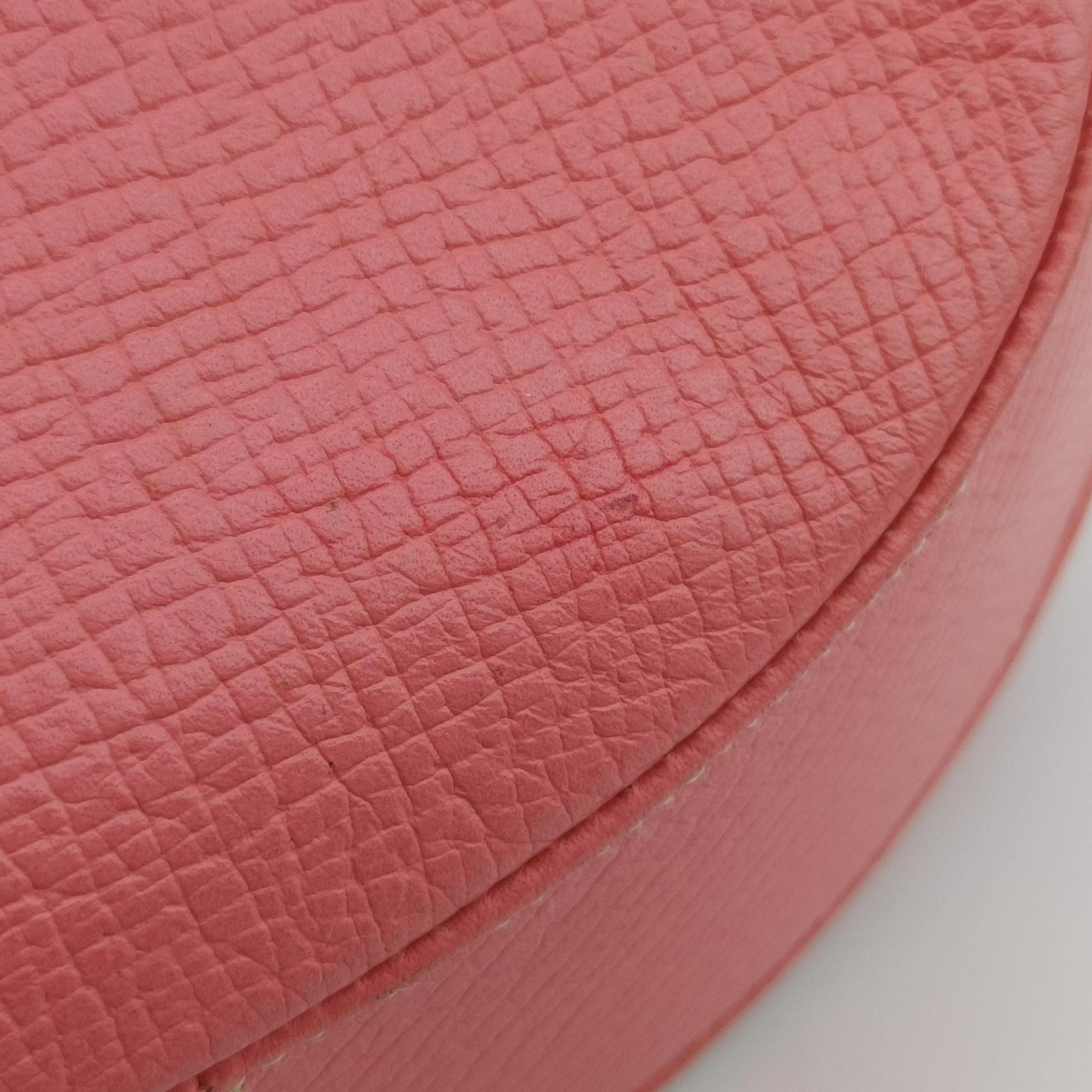 Half Moon Bag Pink Leather L22ハーフムーンバッグ ピンク レザー L22