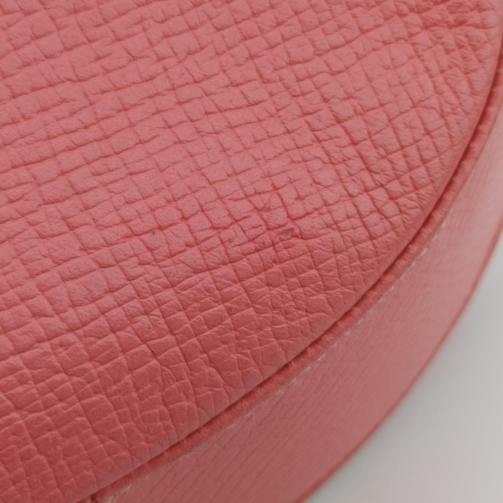 Half Moon Bag Pink Leather L22ハーフムーンバッグ ピンク レザー L22