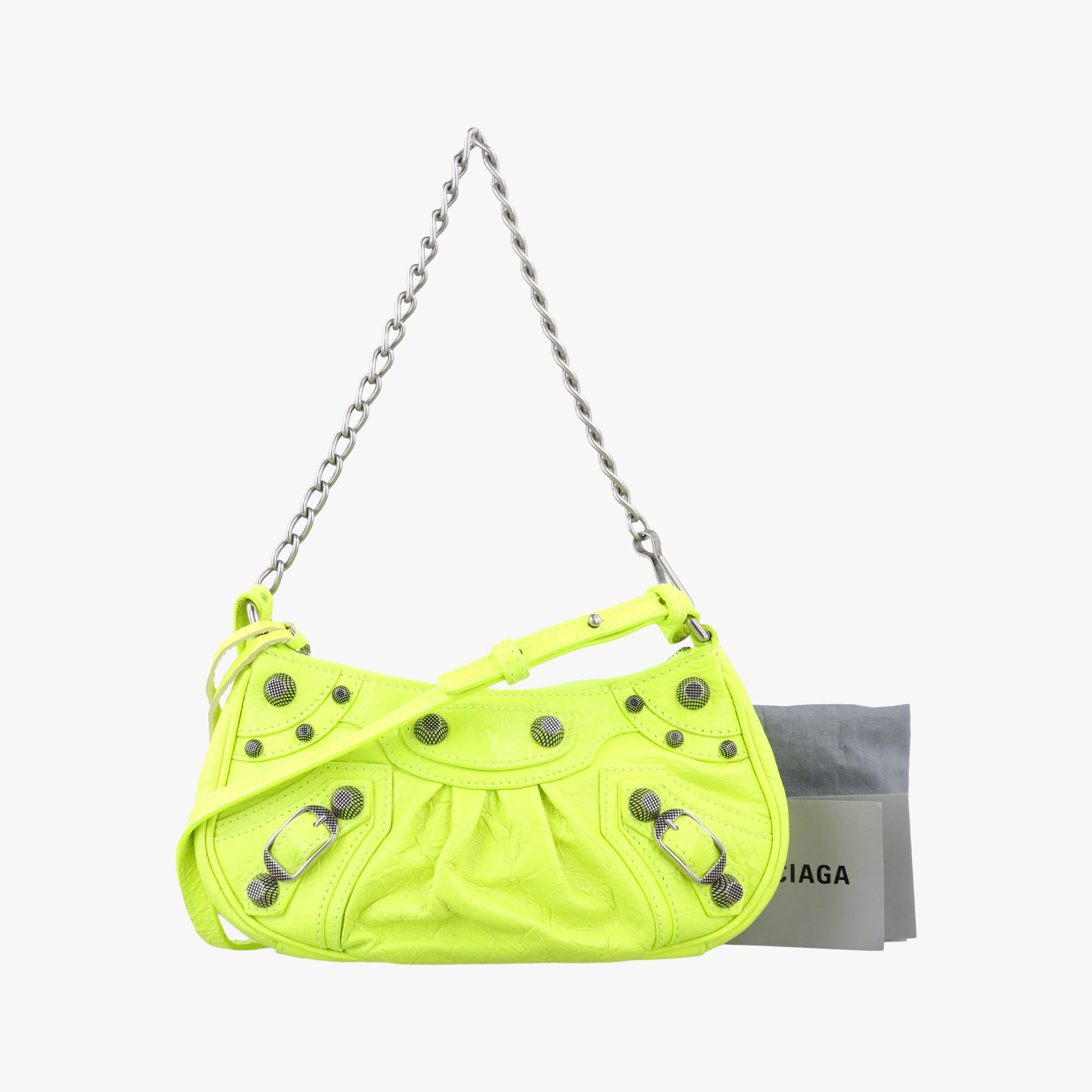 Le Cagole Green lambskin 695814.7206.R.493075ルカゴール グリーン ラムスキン 695814.7206.R.493075