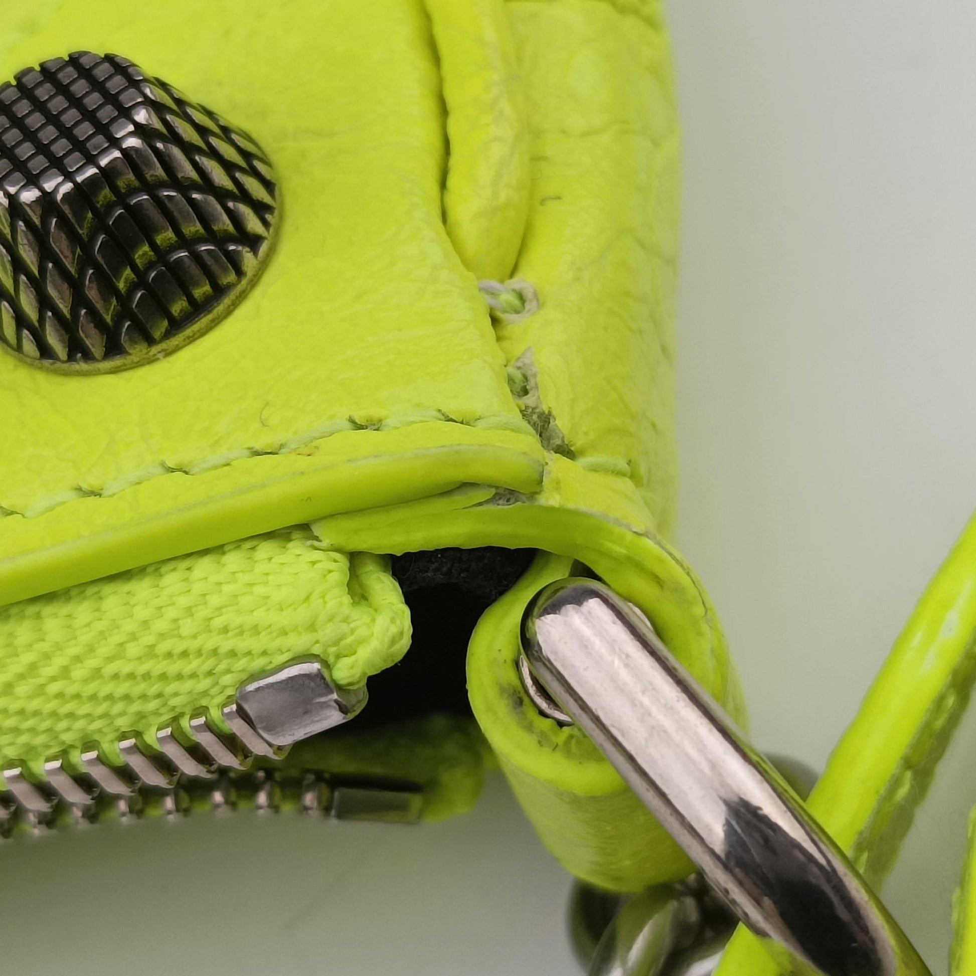 Le Cagole Green lambskin 695814.7206.R.493075ルカゴール グリーン ラムスキン 695814.7206.R.493075
