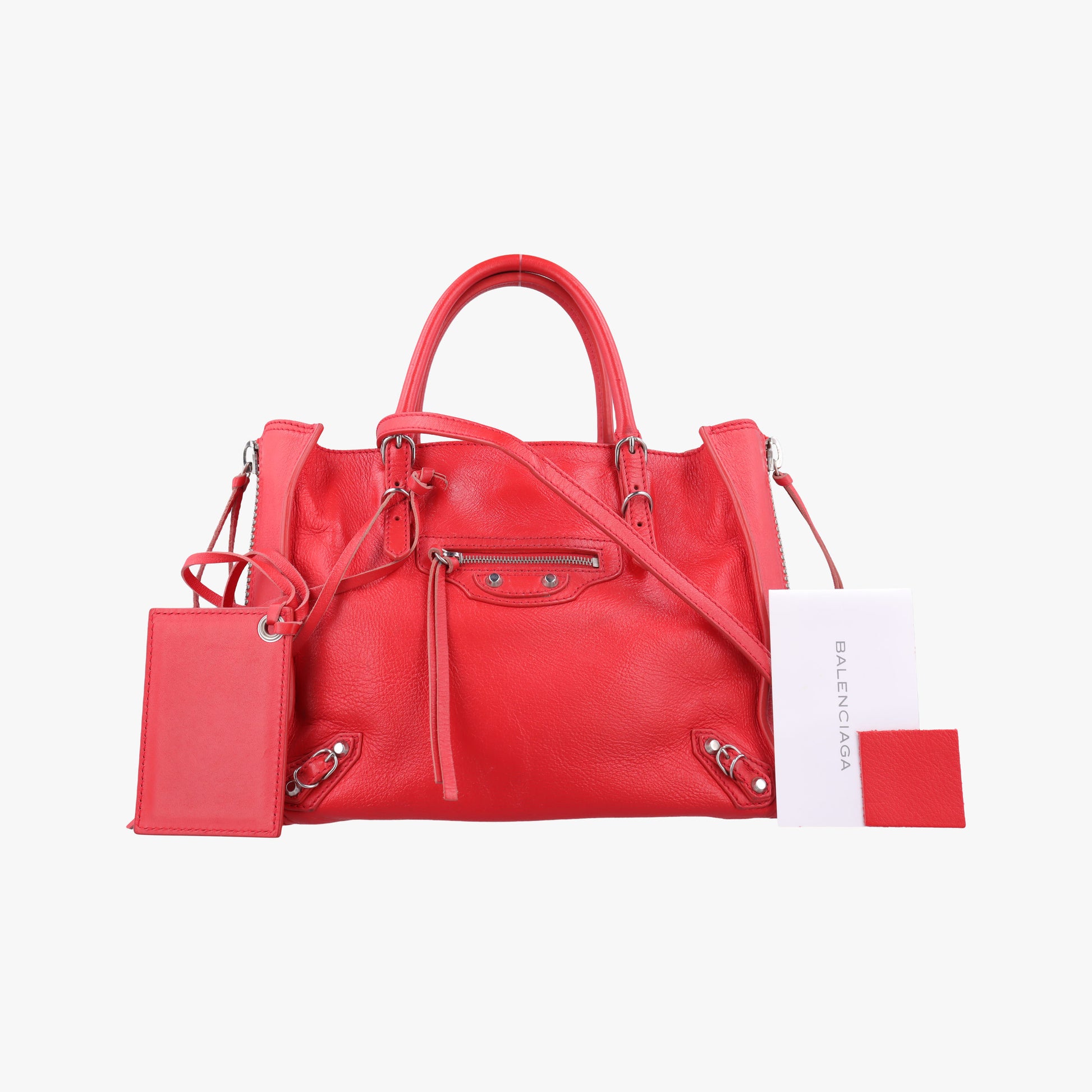Paper A6 Zip Around Red Lambskin 370926 305572.6520.I 515859ペーパー A6 ジップアラウンド レッド ラムレザー 370926 305572.6520.I 515859