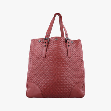 Intrecciato Shopper Acatl Red lambskin B02224878Jイントレチャート ショッパー アキャトル レッド ラムスキン B02224878J