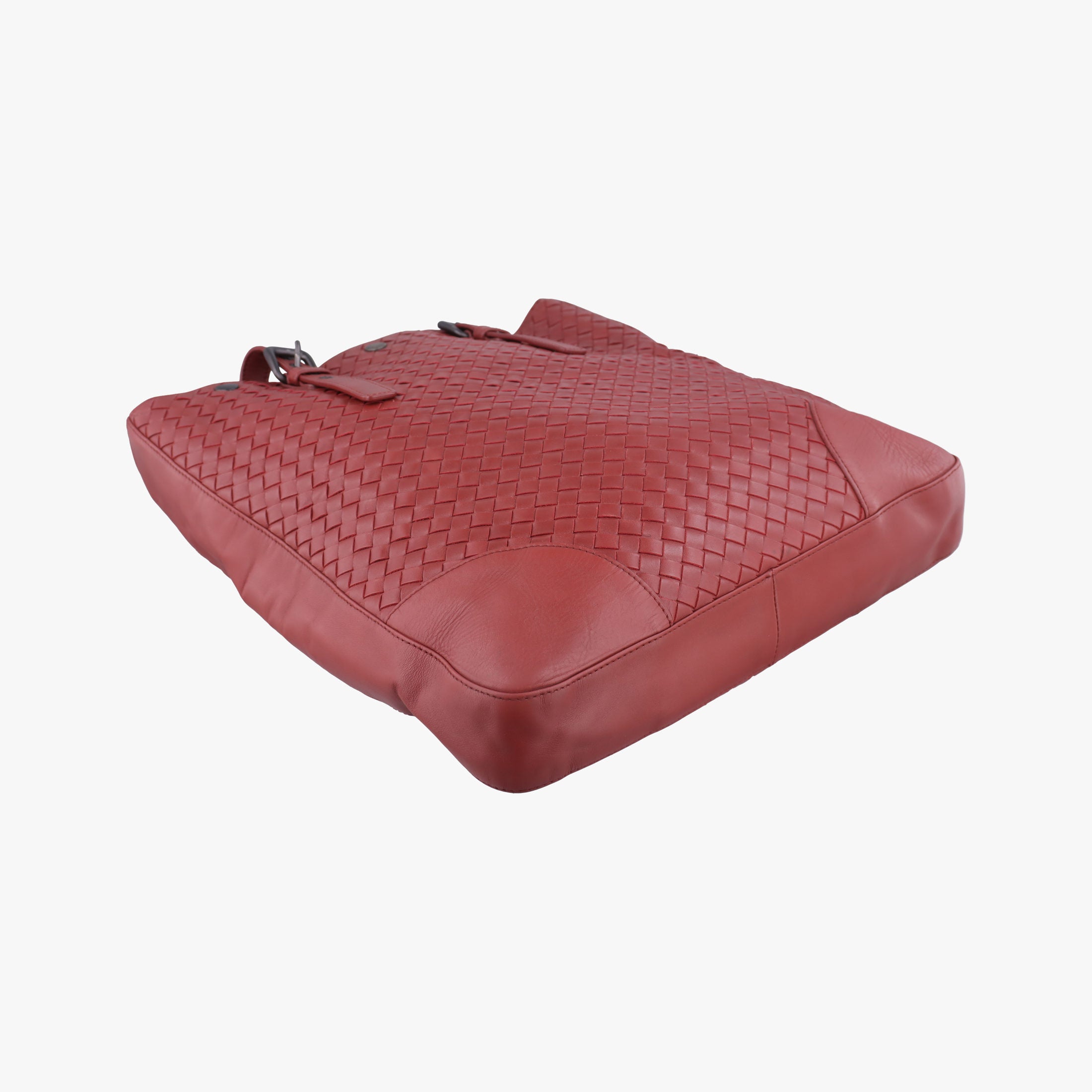 Intrecciato Shopper Acatl Red lambskin B02224878Jイントレチャート ショッパー アキャトル レッド ラムスキン B02224878J