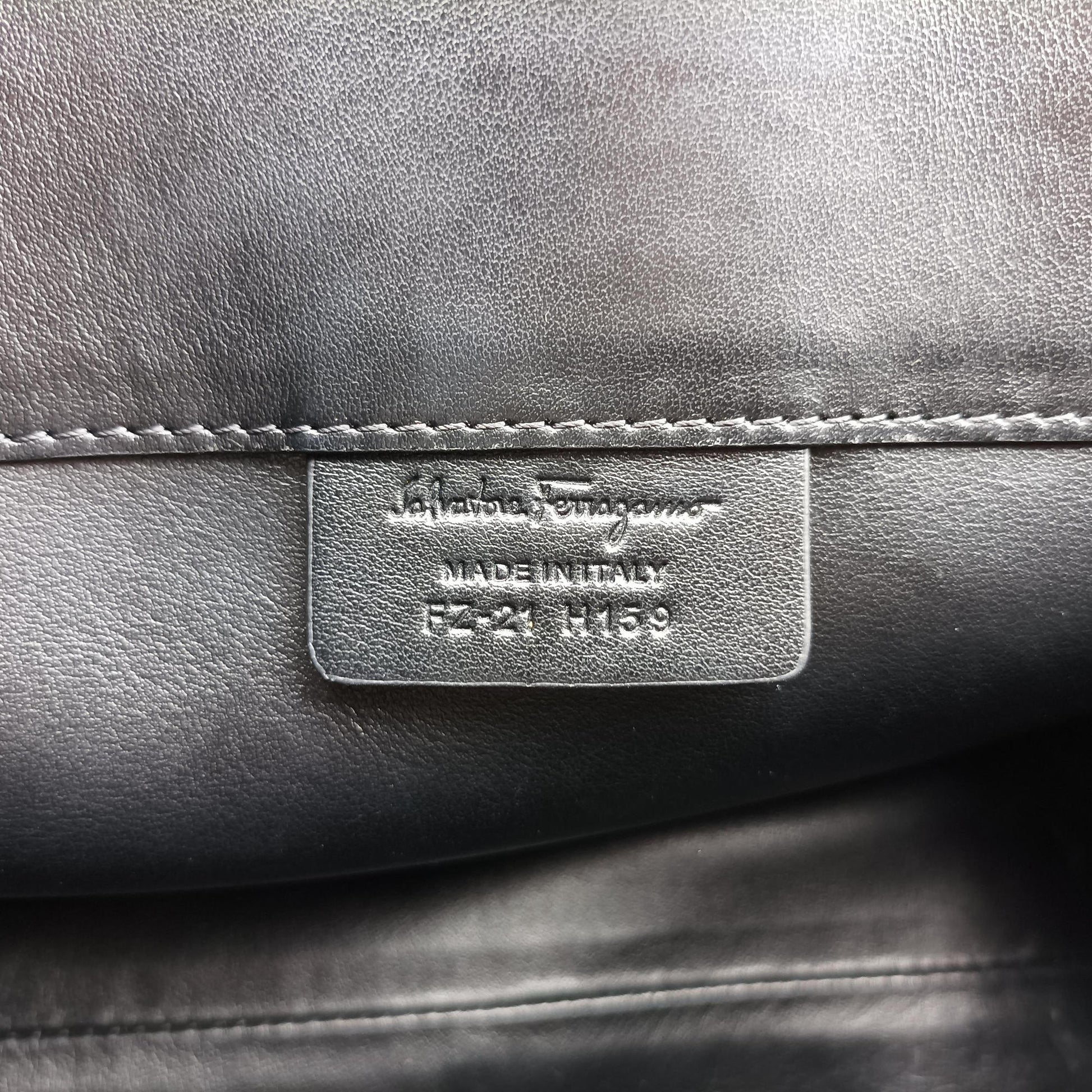 Gancini Black Leather FZ-21 H159 FZ-21 H159ガンチーニ ブラック レザー FZ-21 H159 FZ-21 H159