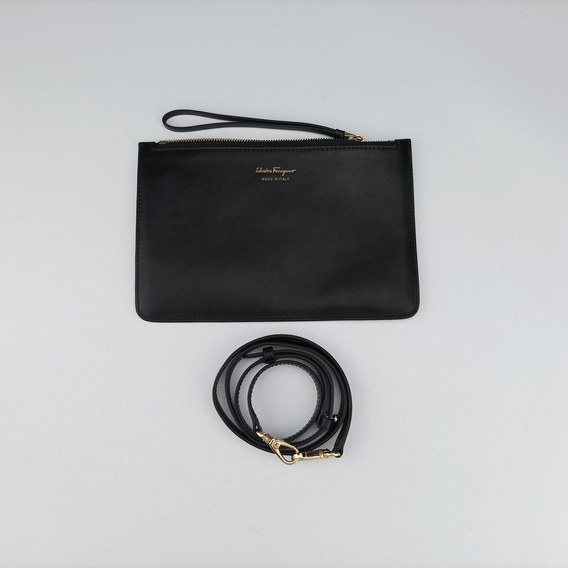 Gancini Black Leather FZ-21 H159 FZ-21 H159ガンチーニ ブラック レザー FZ-21 H159 FZ-21 H159