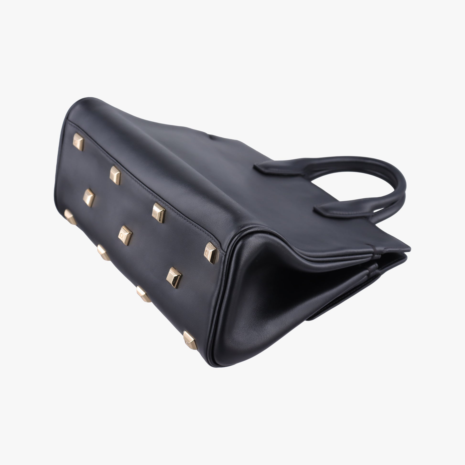 Gancini Black Leather FZ-21 H159 FZ-21 H159ガンチーニ ブラック レザー FZ-21 H159 FZ-21 H159