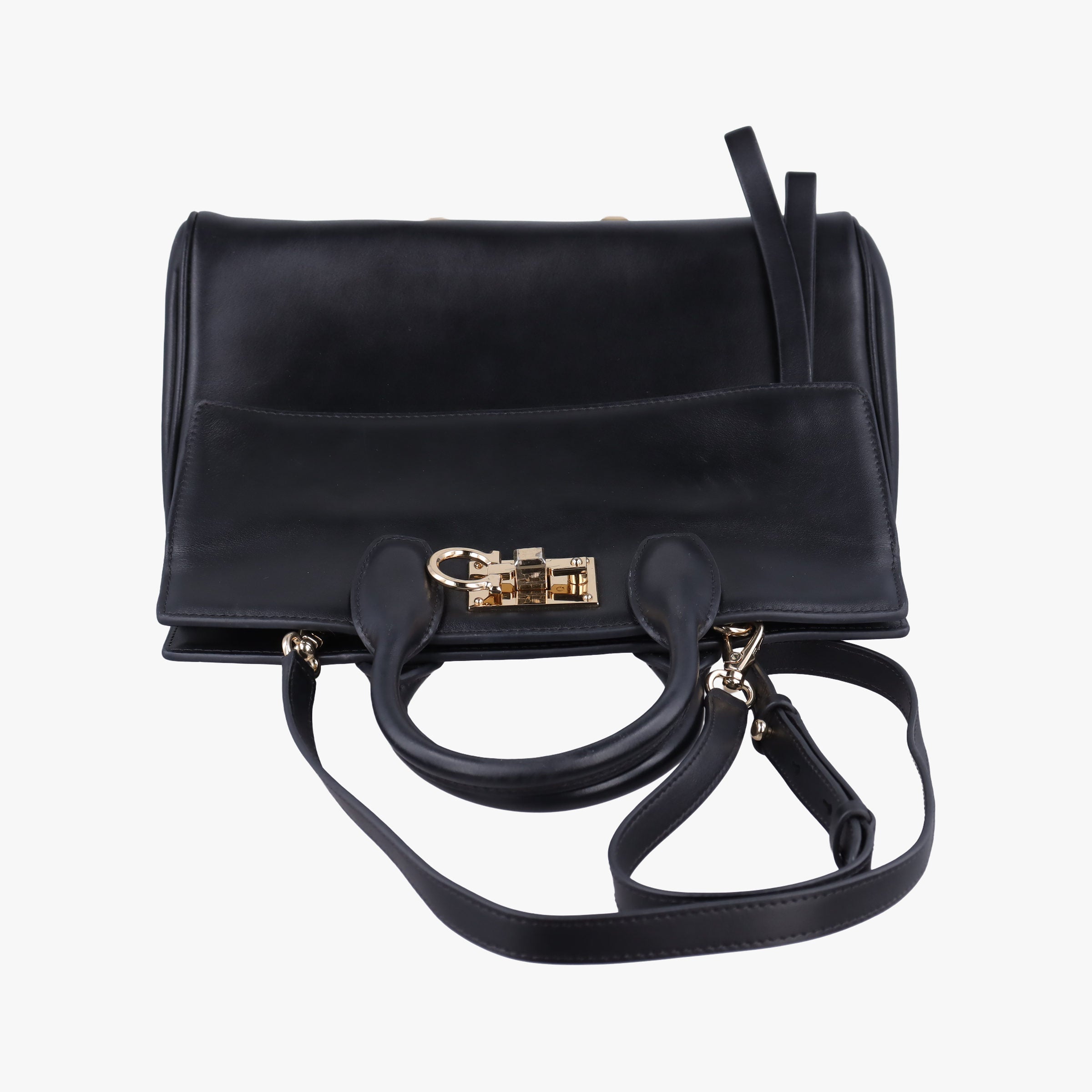 Gancini Black Leather FZ-21 H159 FZ-21 H159ガンチーニ ブラック レザー FZ-21 H159 FZ-21 H159