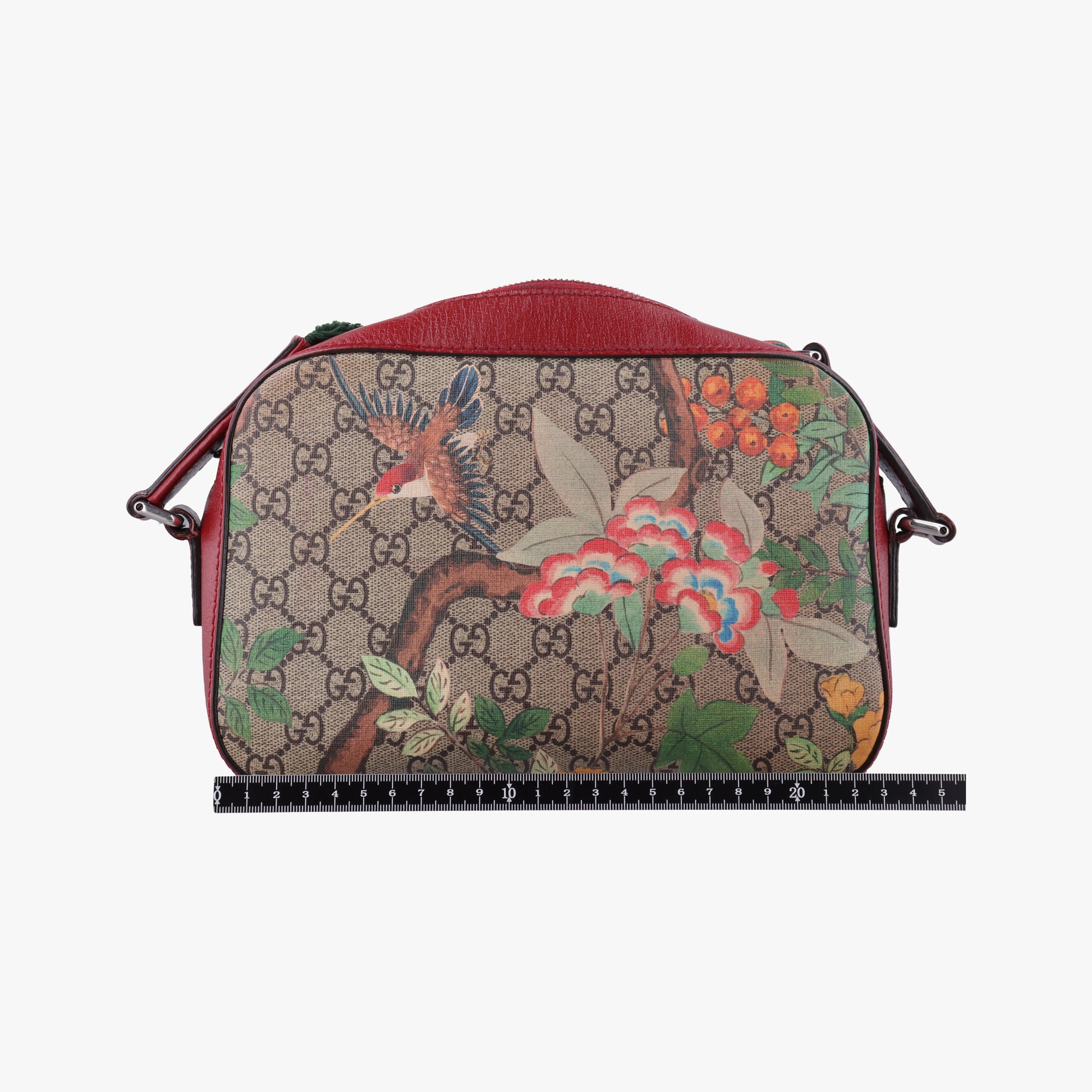 GG Supreme Tian Camera Brown PVC coated canvas×Leather 450947 E021545420GGスプリーム グッチティアン カメラ ブラウン PVCコーティングキャンバス×レザー 450947 E021545420