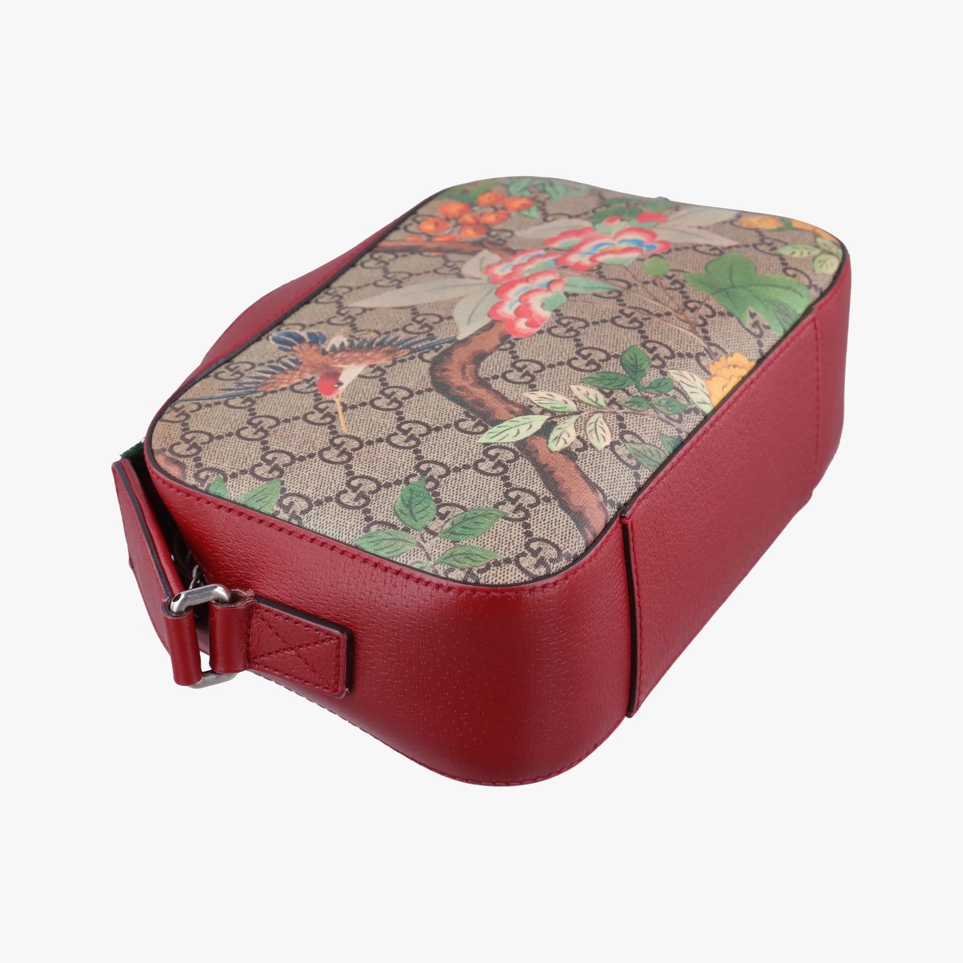 GG Supreme Tian Camera Brown PVC coated canvas×Leather 450947 E021545420GGスプリーム グッチティアン カメラ ブラウン PVCコーティングキャンバス×レザー 450947 E021545420