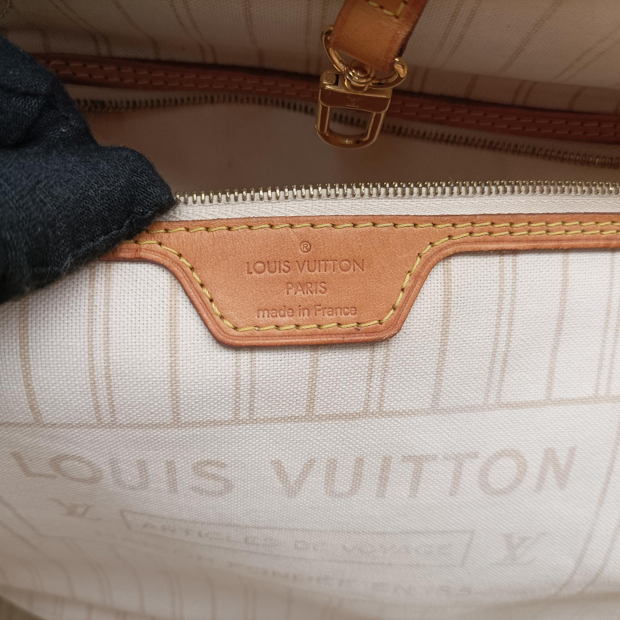 NEVERFULL GM Azur Damier Canvas N51108 FL1194ネヴァーフルGM アズール ダミエキャンバス N51108 FL1194