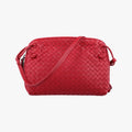 NODINI Intrecciato Red lambskin B06209437Eノディーニ イントレチャート レッド ラムスキン B06209437E