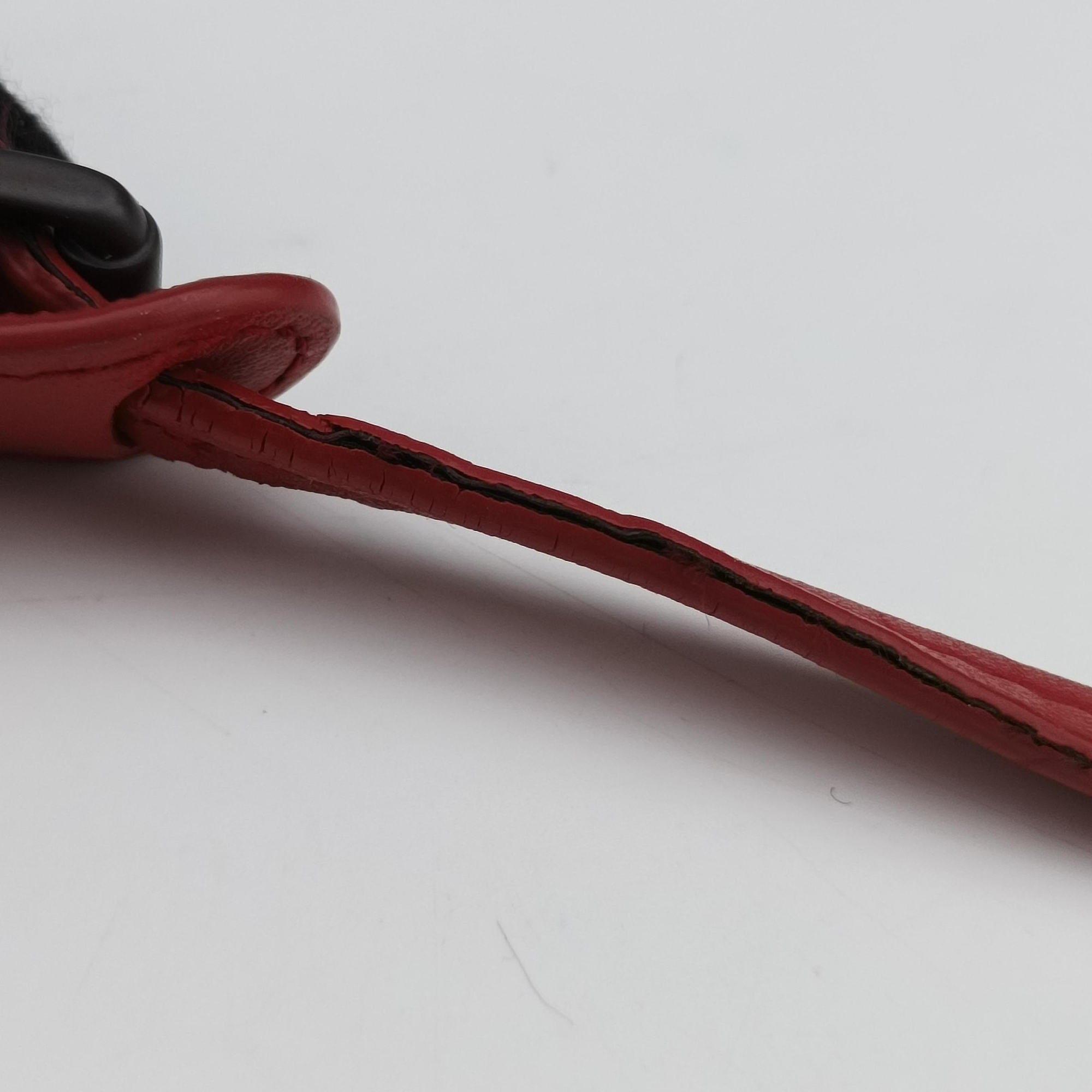 NODINI Intrecciato Red lambskin B06209437Eノディーニ イントレチャート レッド ラムスキン B06209437E