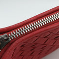 NODINI Intrecciato Red lambskin B06209437Eノディーニ イントレチャート レッド ラムスキン B06209437E