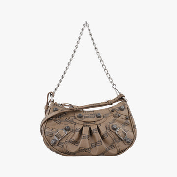 Le Cagole mini Brown Leather 695814.2762.0.584046ル カゴール ミニ ブラウン レザー 695814.2762.0.584046