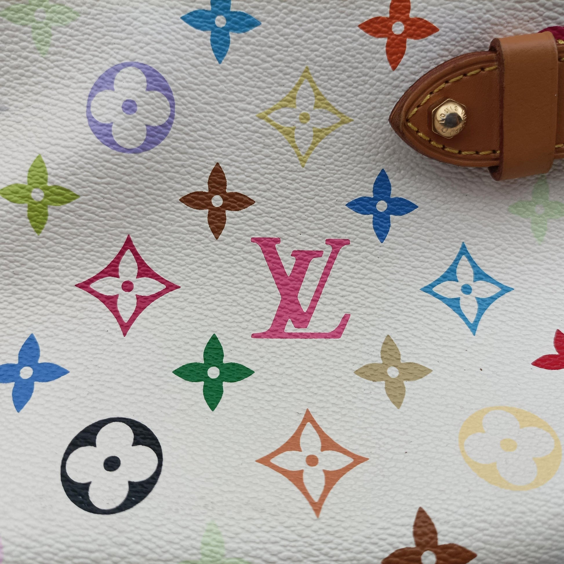 CLAUDIA white Monogram Multicolor M40193 Lot number unknownクラウディア ブロン モノグラム マルチカラー M40193 製番不明