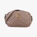 GG Marmont Beige Leather 448065 I028284031GGマーモント ベージュ レザー 448065 I028284031