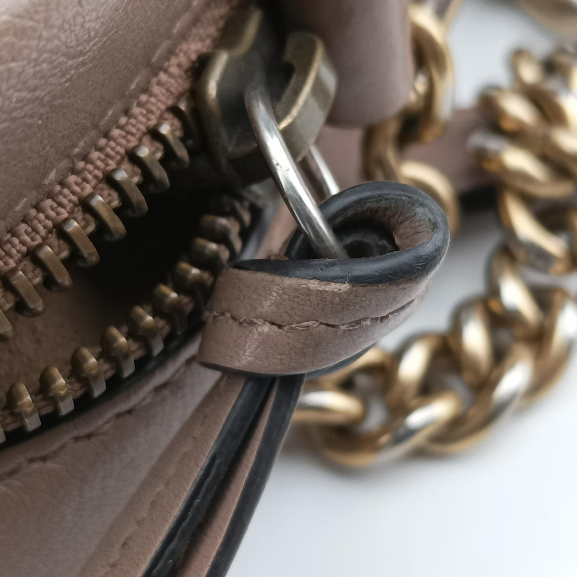 GG Marmont Beige Leather 448065 I028284031GGマーモント ベージュ レザー 448065 I028284031