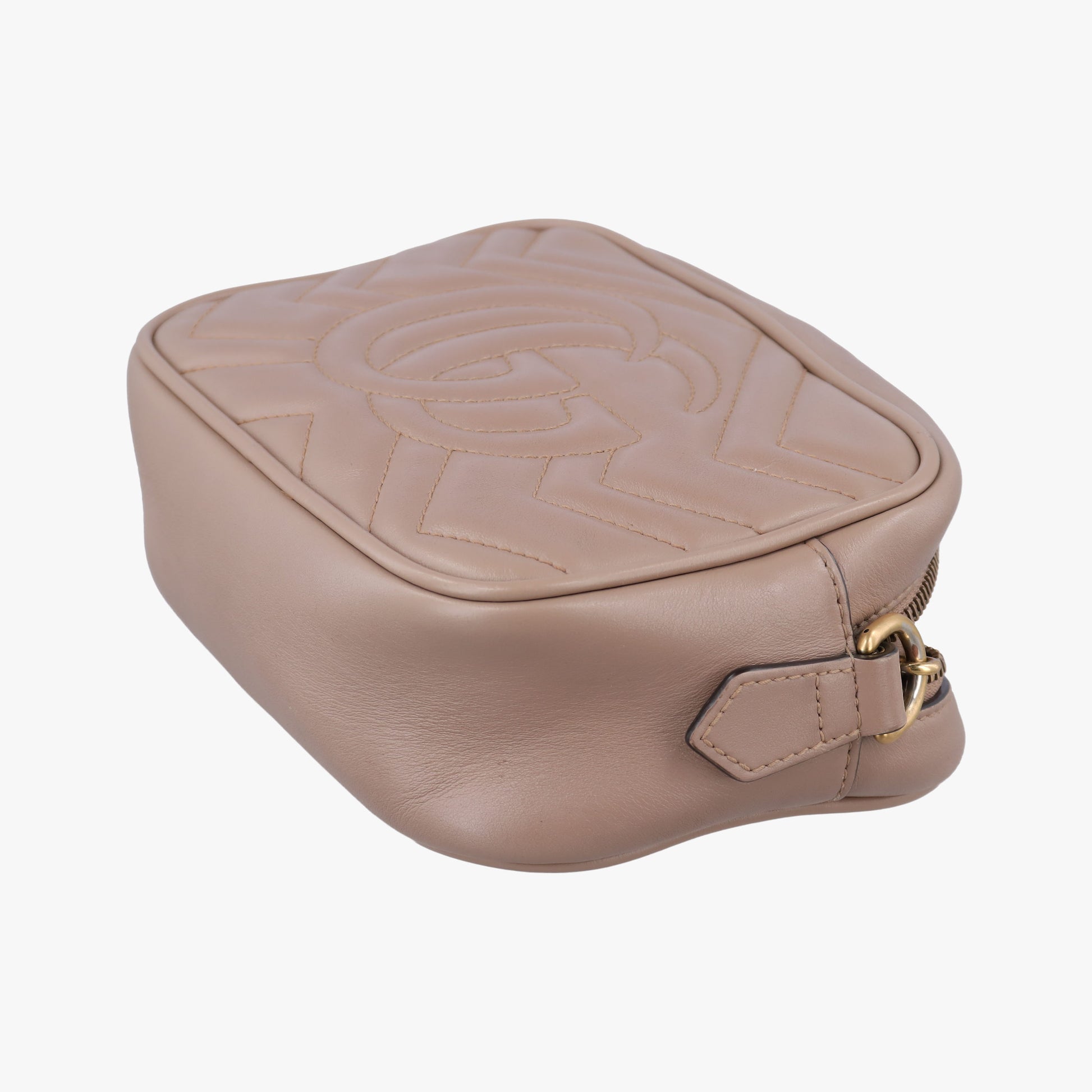 GG Marmont Beige Leather 448065 I028284031GGマーモント ベージュ レザー 448065 I028284031