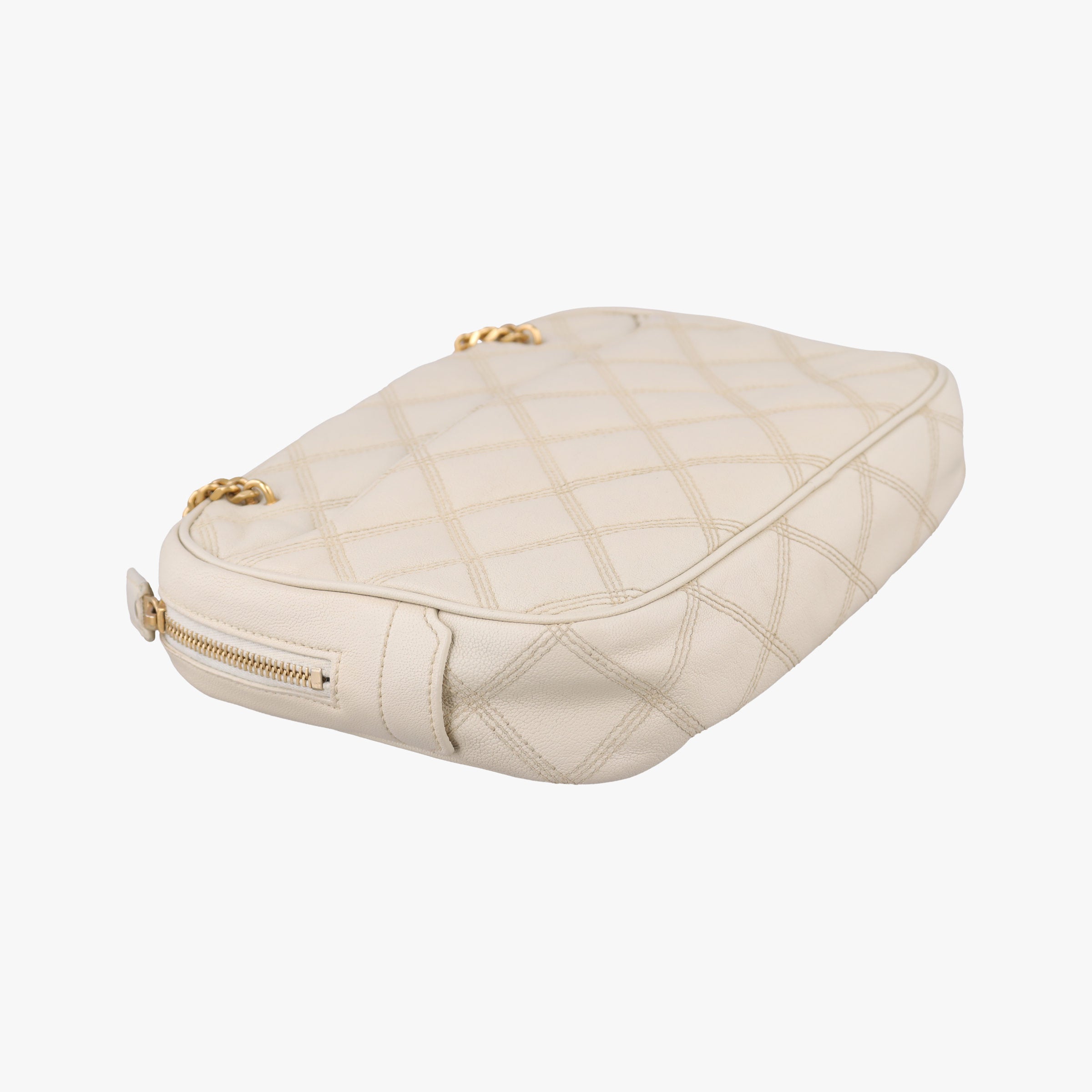 Quilted White Leather 582463 PTR582463.1019キルテッド ホワイト レザー 582463 PTR582463.1019