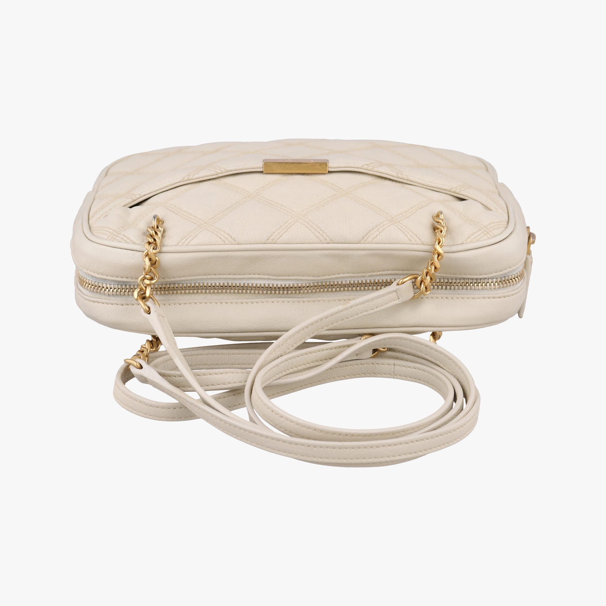 Quilted White Leather 582463 PTR582463.1019キルテッド ホワイト レザー 582463 PTR582463.1019