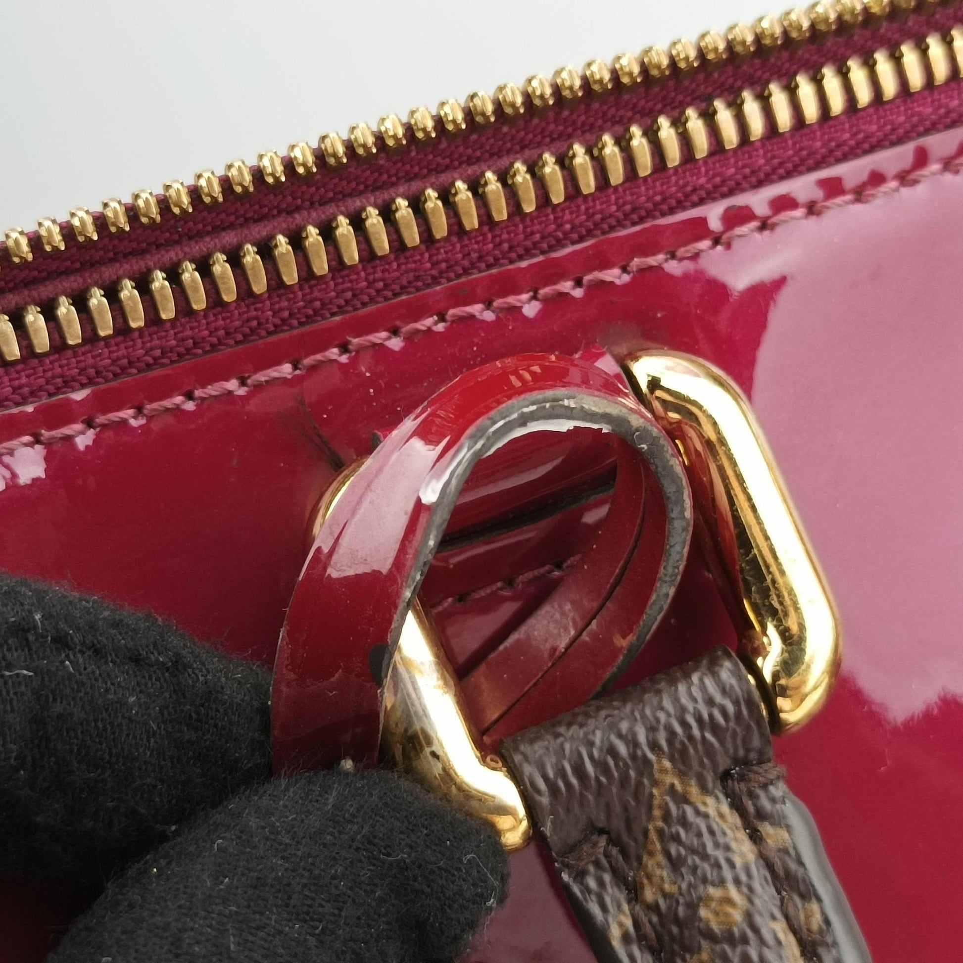 MIROIR TOTE MAGENTA Vernis M54640 SN2118 IC Chipミロワール トート マゼンタ ヴェルニ M54640 SN2118 ICチップ