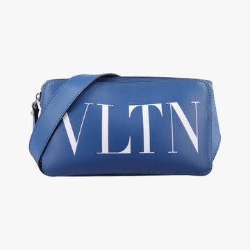 VLTN Print Blue Leather VLTN プリント ブルー レザー 