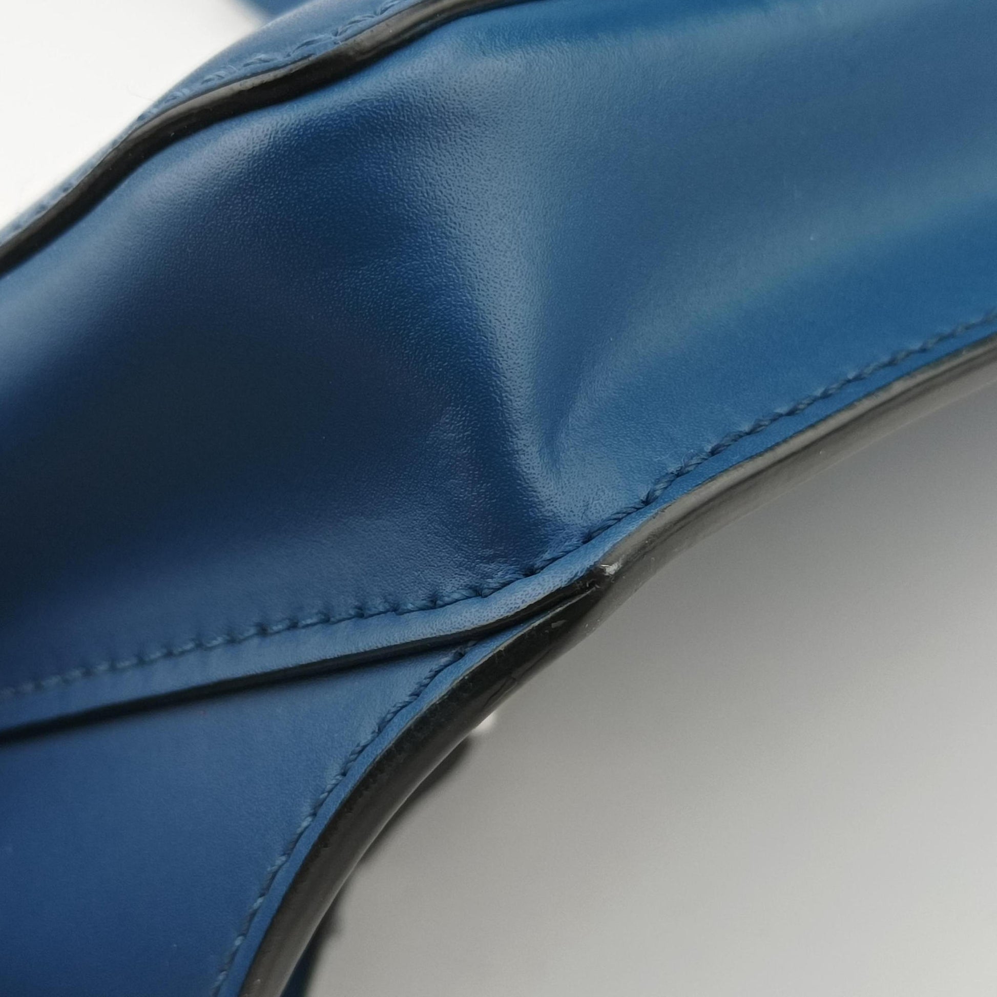 VLTN Print Blue Leather VLTN プリント ブルー レザー 