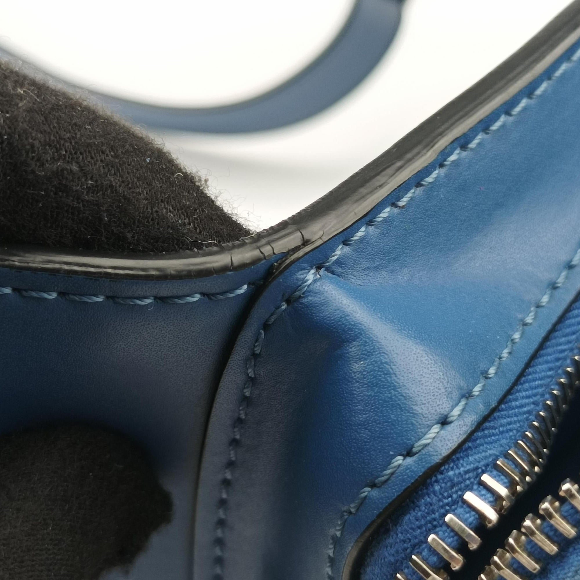 VLTN Print Blue Leather VLTN プリント ブルー レザー 