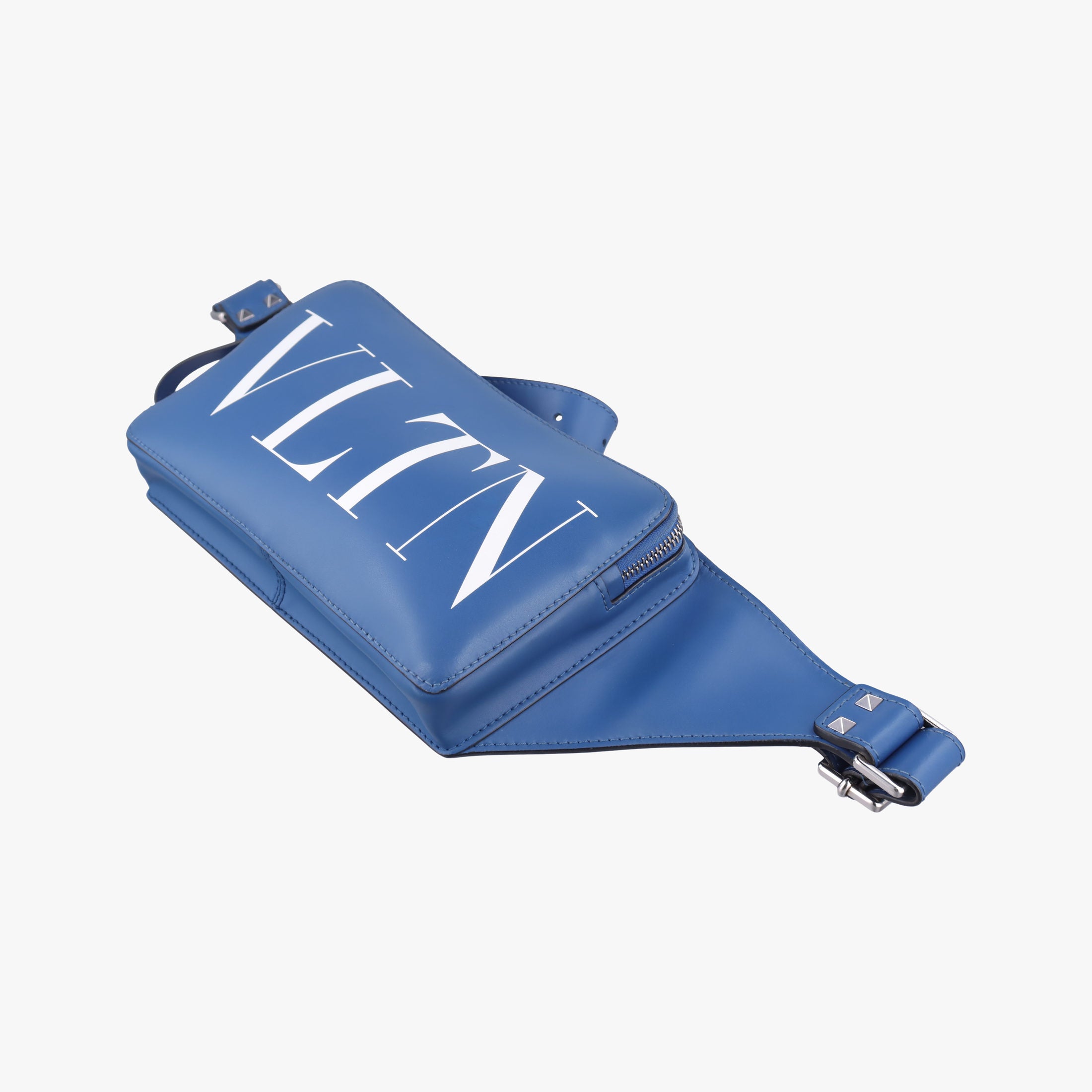VLTN Print Blue Leather VLTN プリント ブルー レザー 