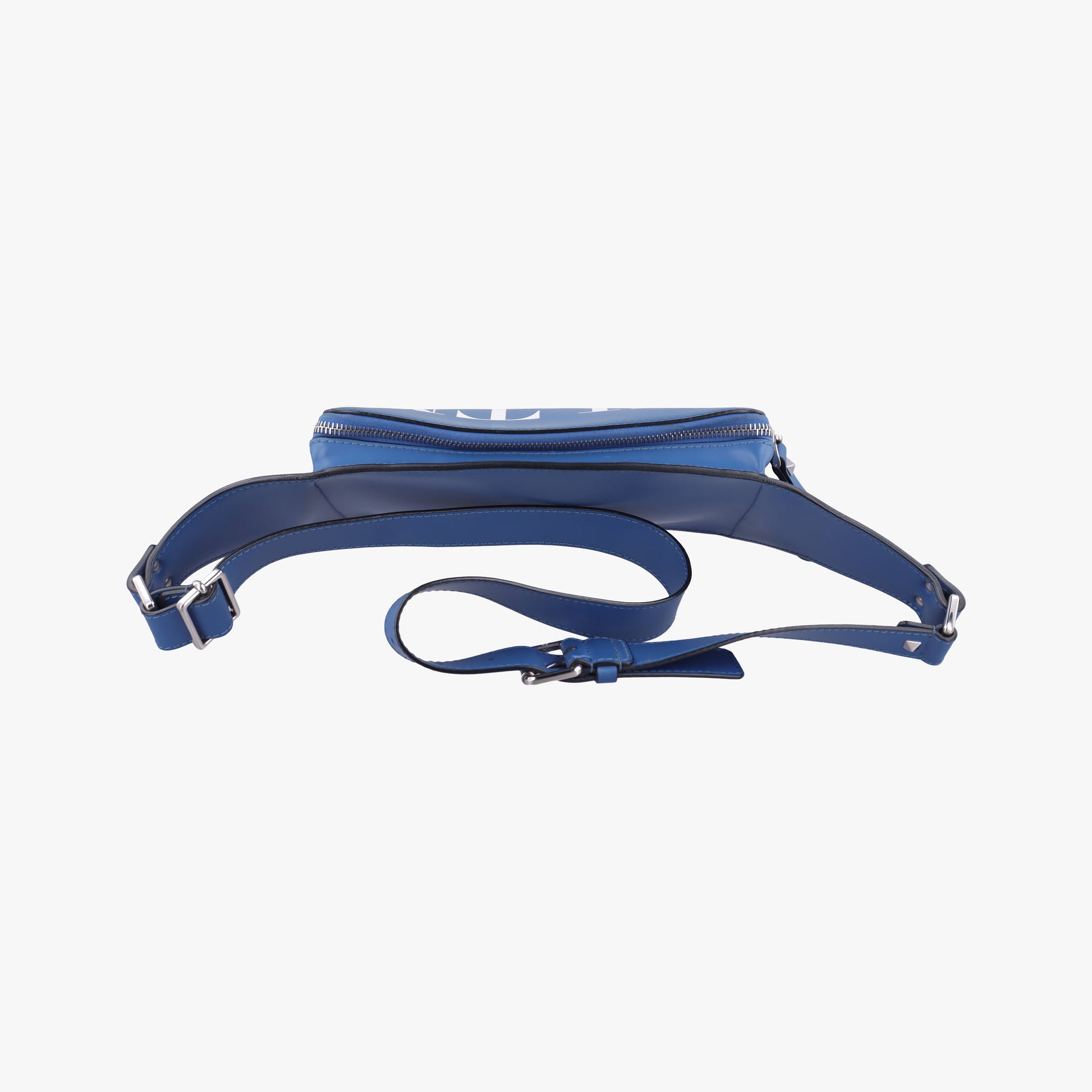 VLTN Print Blue Leather VLTN プリント ブルー レザー 