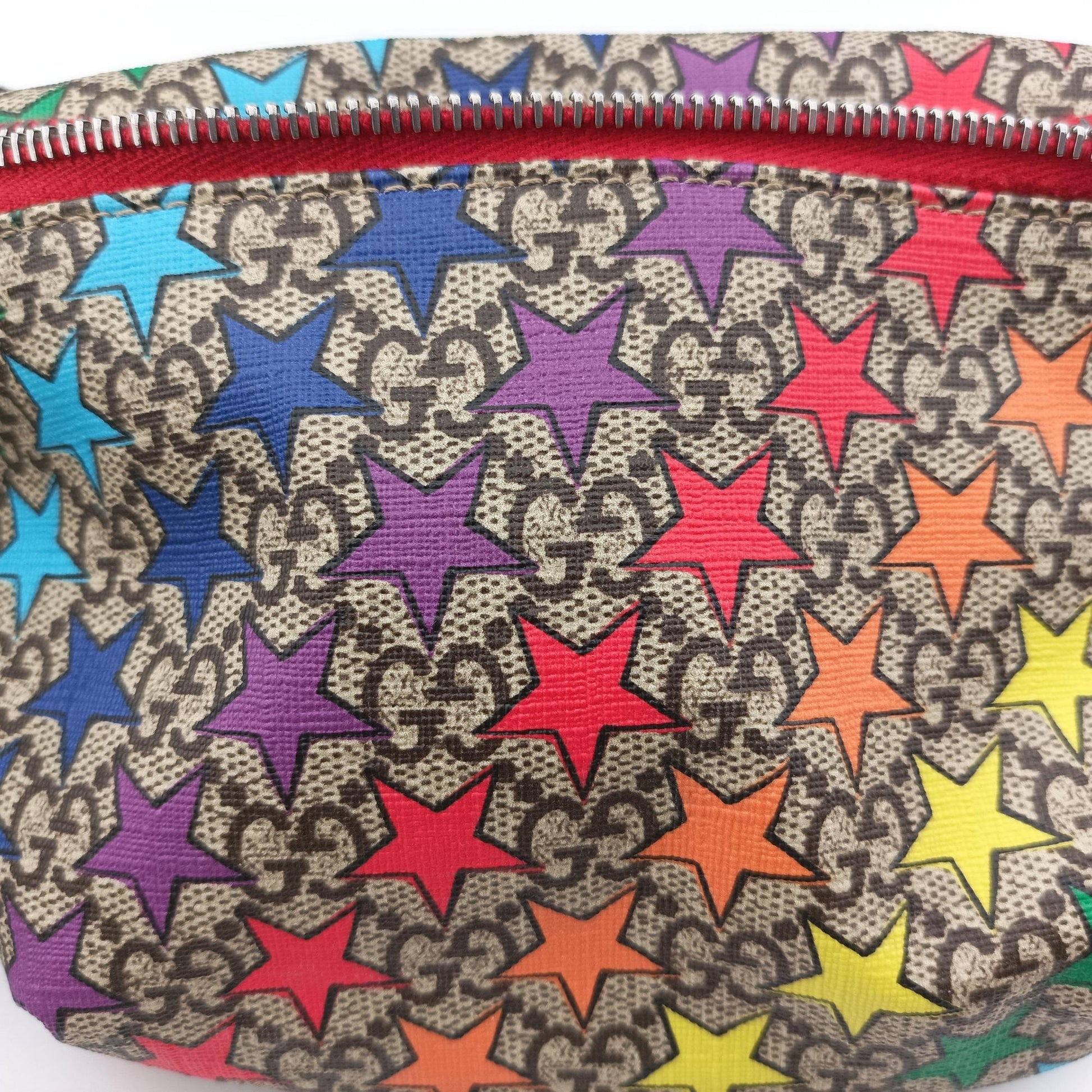 Kids Line Children's Star beige×multi PVC coated canvas 502095 E027091988キッズライン チルドレンズ スター ベージュ×マルチ PVCコーティングキャンバス 502095 E027091988