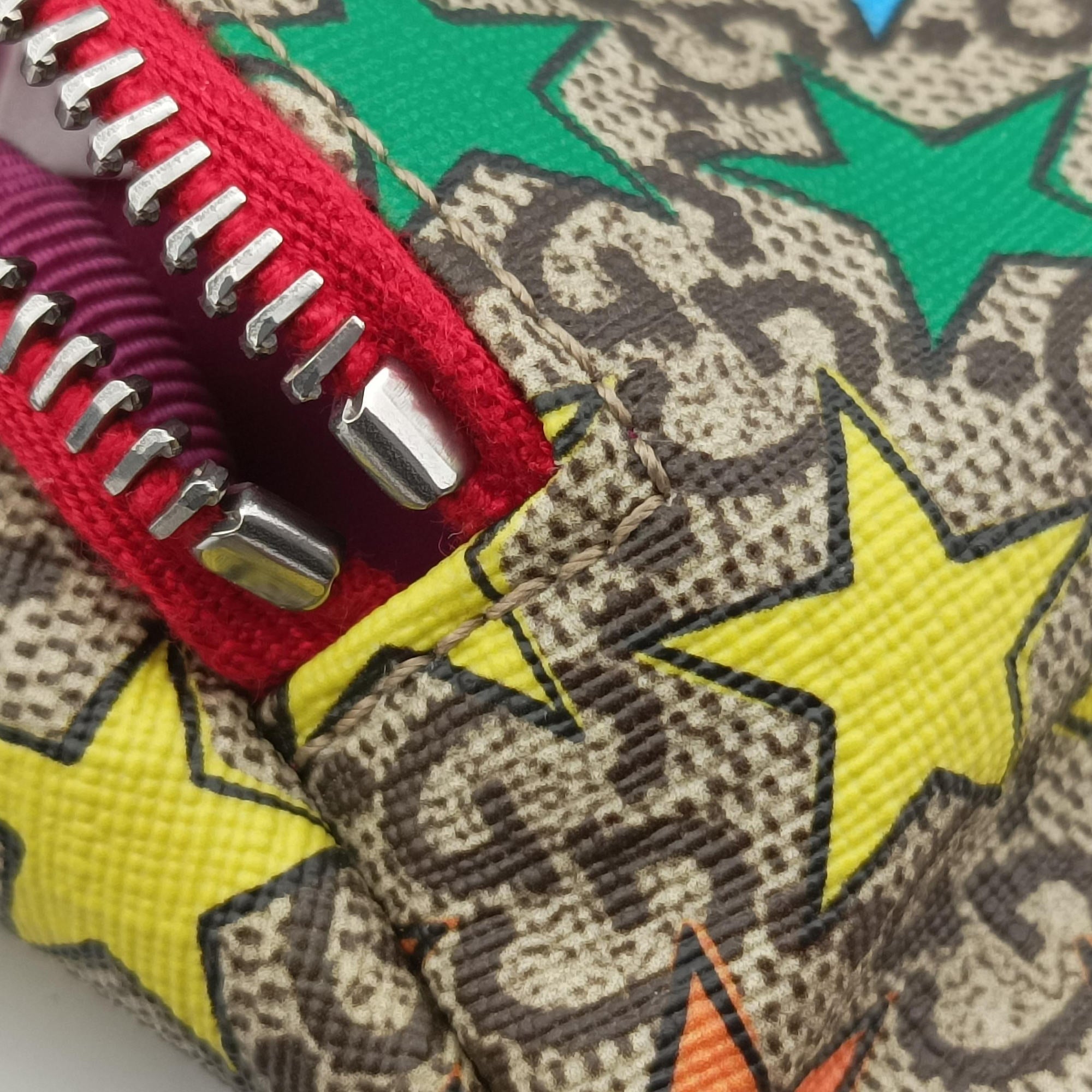 Kids Line Children's Star beige×multi PVC coated canvas 502095 E027091988キッズライン チルドレンズ スター ベージュ×マルチ PVCコーティングキャンバス 502095 E027091988