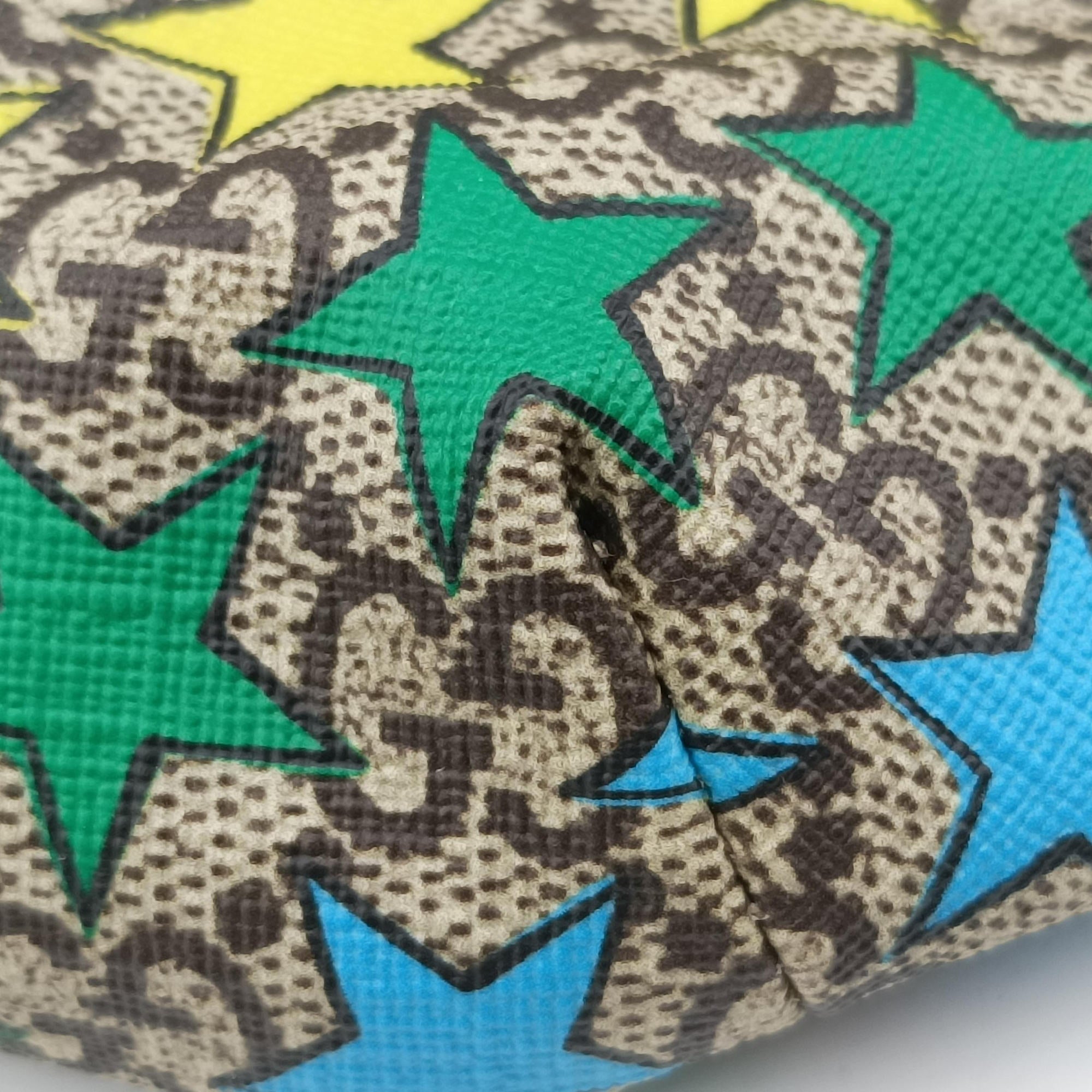 Kids Line Children's Star beige×multi PVC coated canvas 502095 E027091988キッズライン チルドレンズ スター ベージュ×マルチ PVCコーティングキャンバス 502095 E027091988
