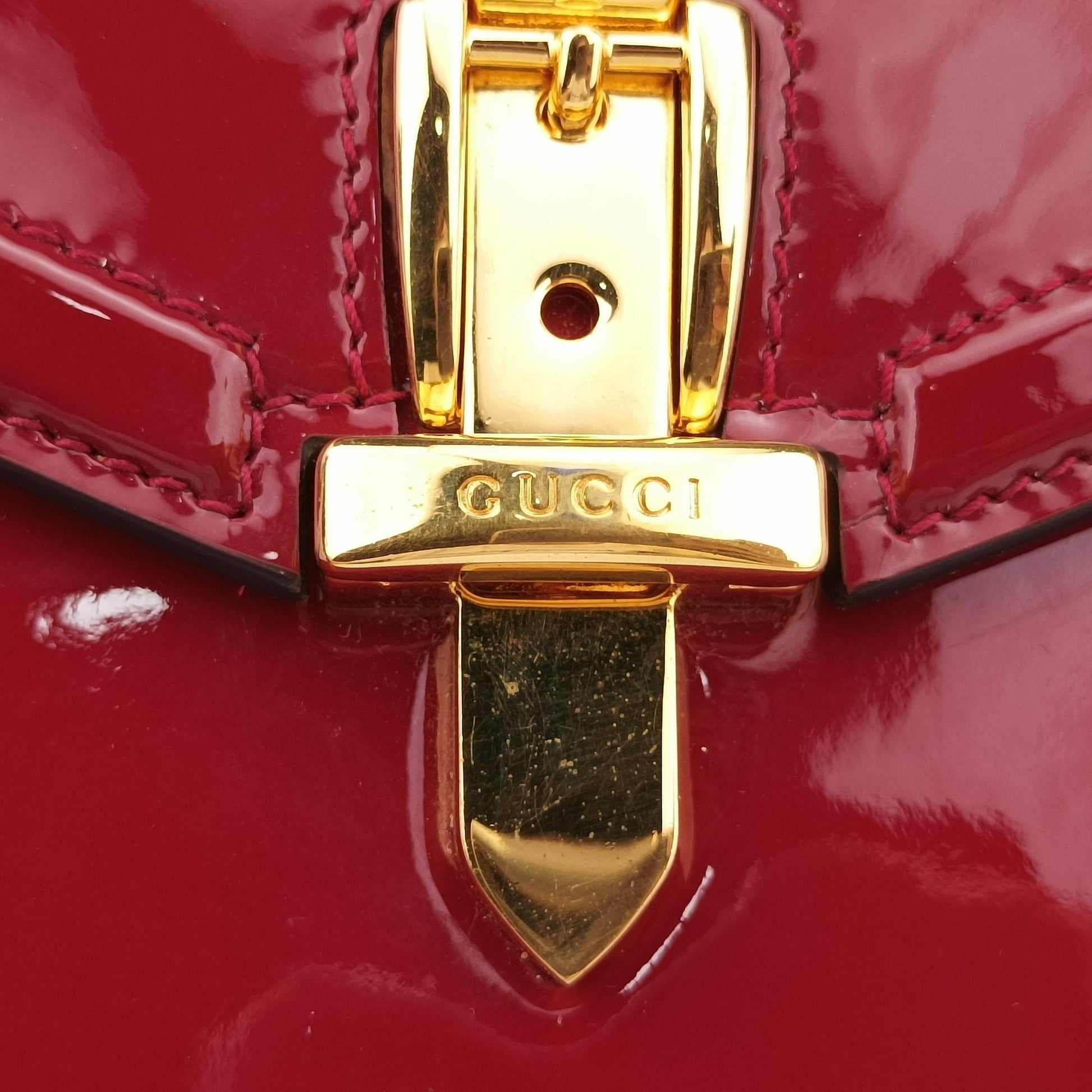 Sylvie Red Patent Leather 589479 I030331714シルヴィ レッド パテント 589479 I030331714