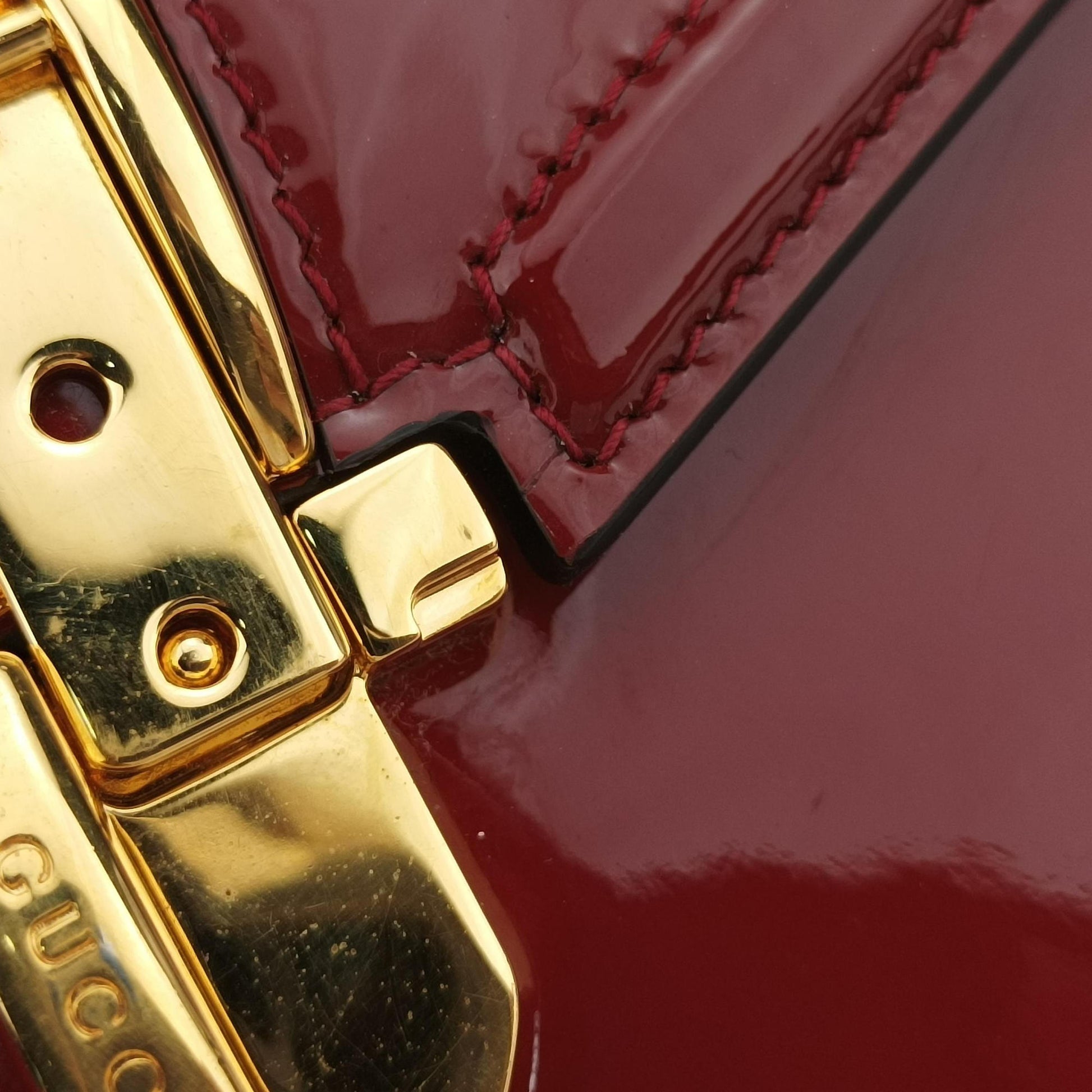 Sylvie Red Patent Leather 589479 I030331714シルヴィ レッド パテント 589479 I030331714