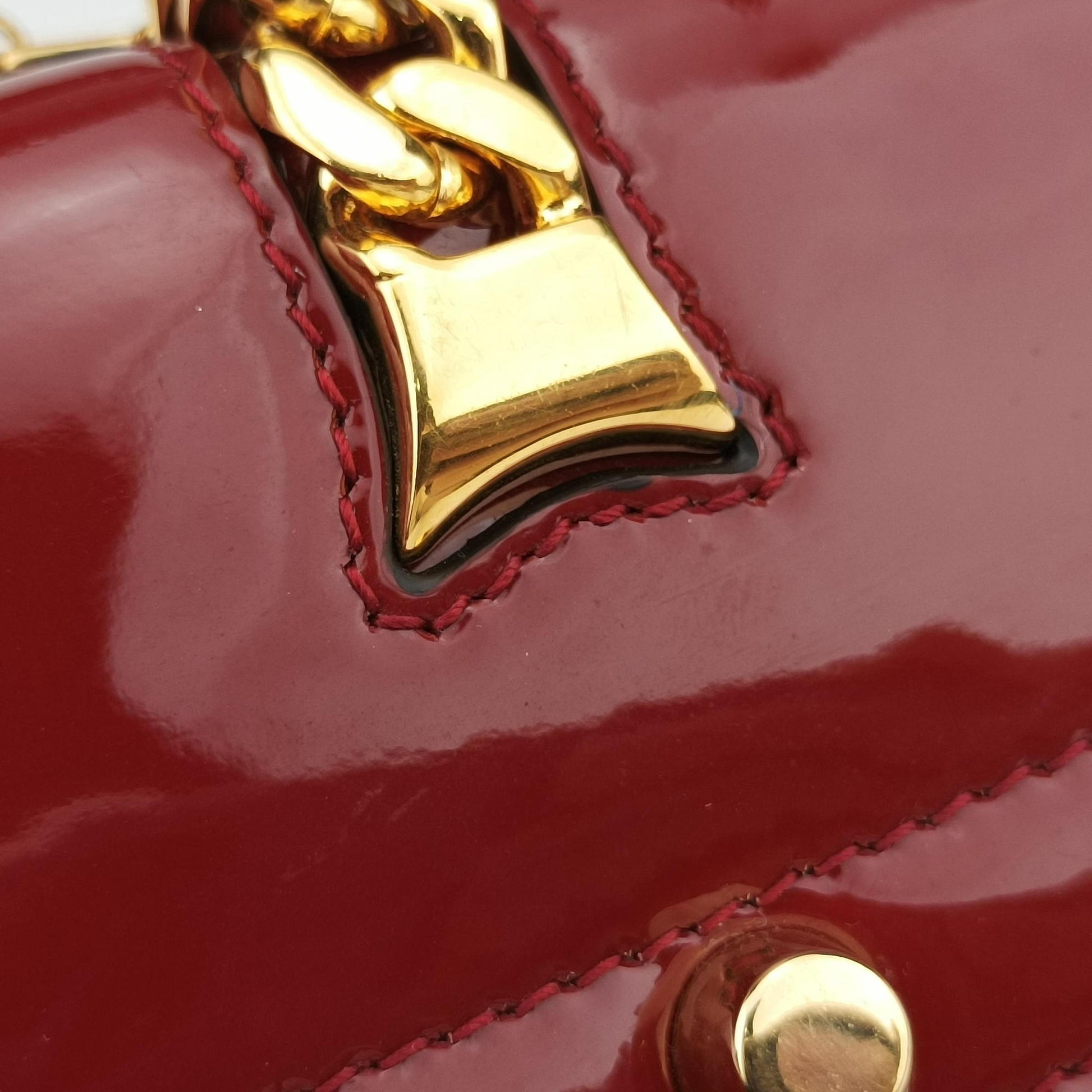 Sylvie Red Patent Leather 589479 I030331714シルヴィ レッド パテント 589479 I030331714