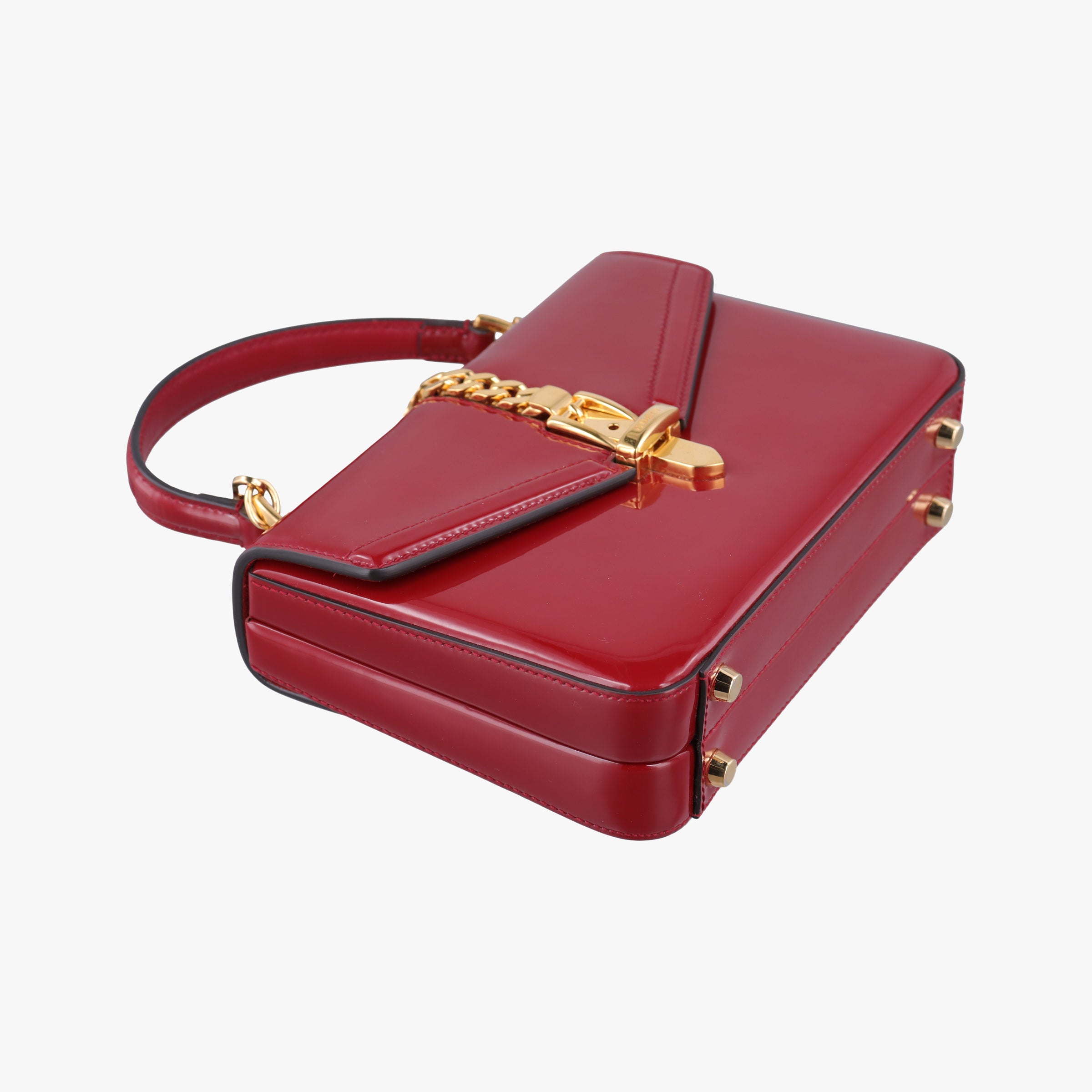 Sylvie Red Patent Leather 589479 I030331714シルヴィ レッド パテント 589479 I030331714