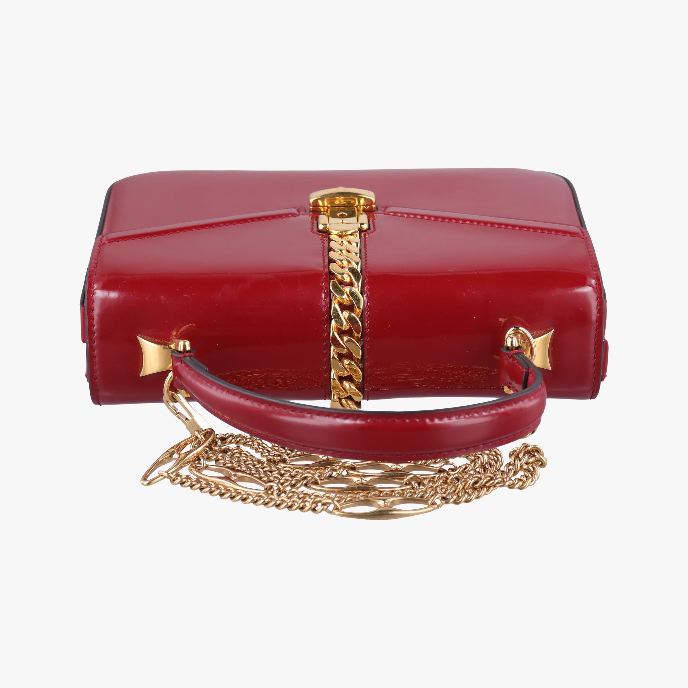 Sylvie Red Patent Leather 589479 I030331714シルヴィ レッド パテント 589479 I030331714