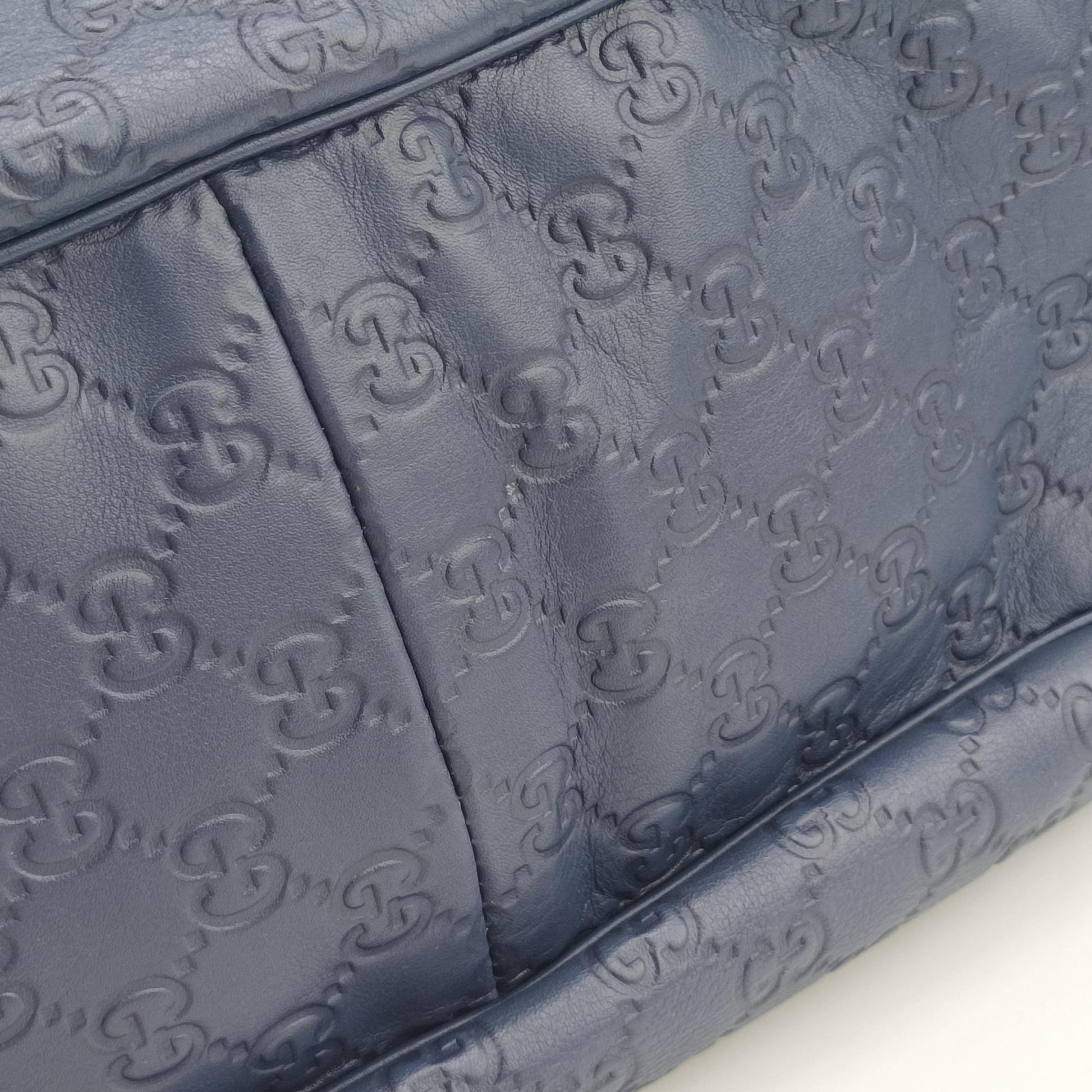 Emily Hobo Blue Leather 322226 A015932589エミリー ホーボー ブルー レザー 322226 A015932589
