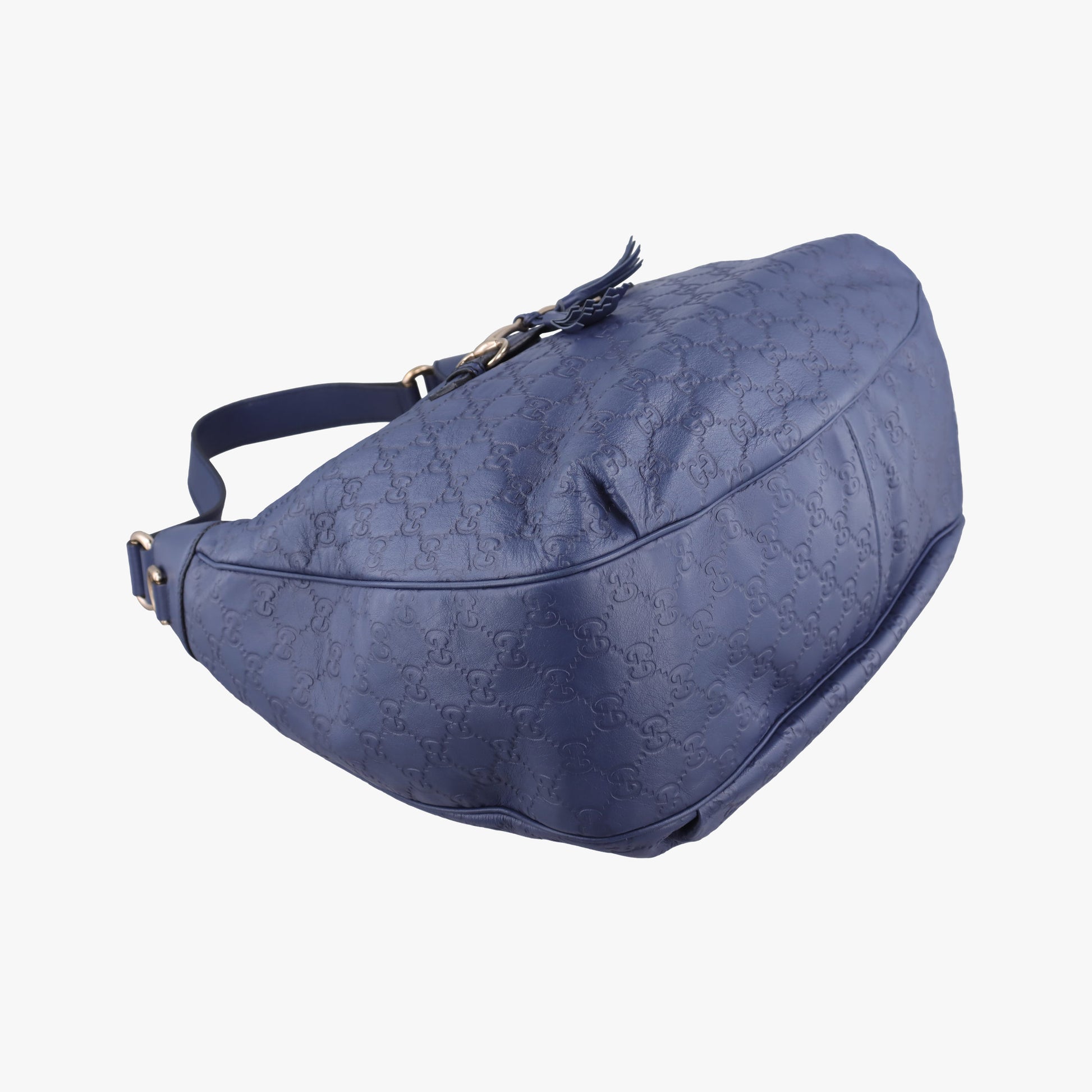 Emily Hobo Blue Leather 322226 A015932589エミリー ホーボー ブルー レザー 322226 A015932589