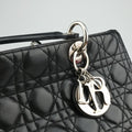 Lady Dior Black lambskin 31-MA-1014レディディオール ブラック ラムスキン 31-MA-1014