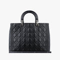 Lady Dior Black lambskin 31-MA-1014レディディオール ブラック ラムスキン 31-MA-1014