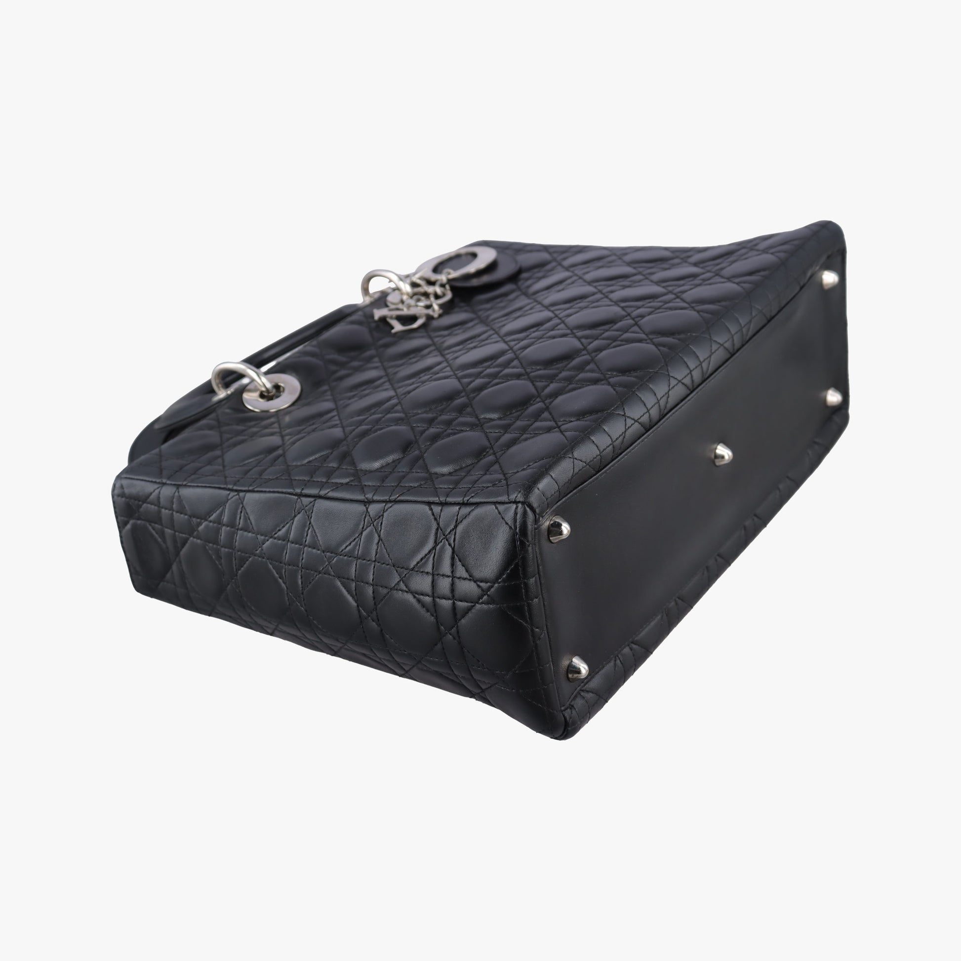 Lady Dior Black lambskin 31-MA-1014レディディオール ブラック ラムスキン 31-MA-1014
