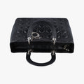 Lady Dior Black lambskin 31-MA-1014レディディオール ブラック ラムスキン 31-MA-1014