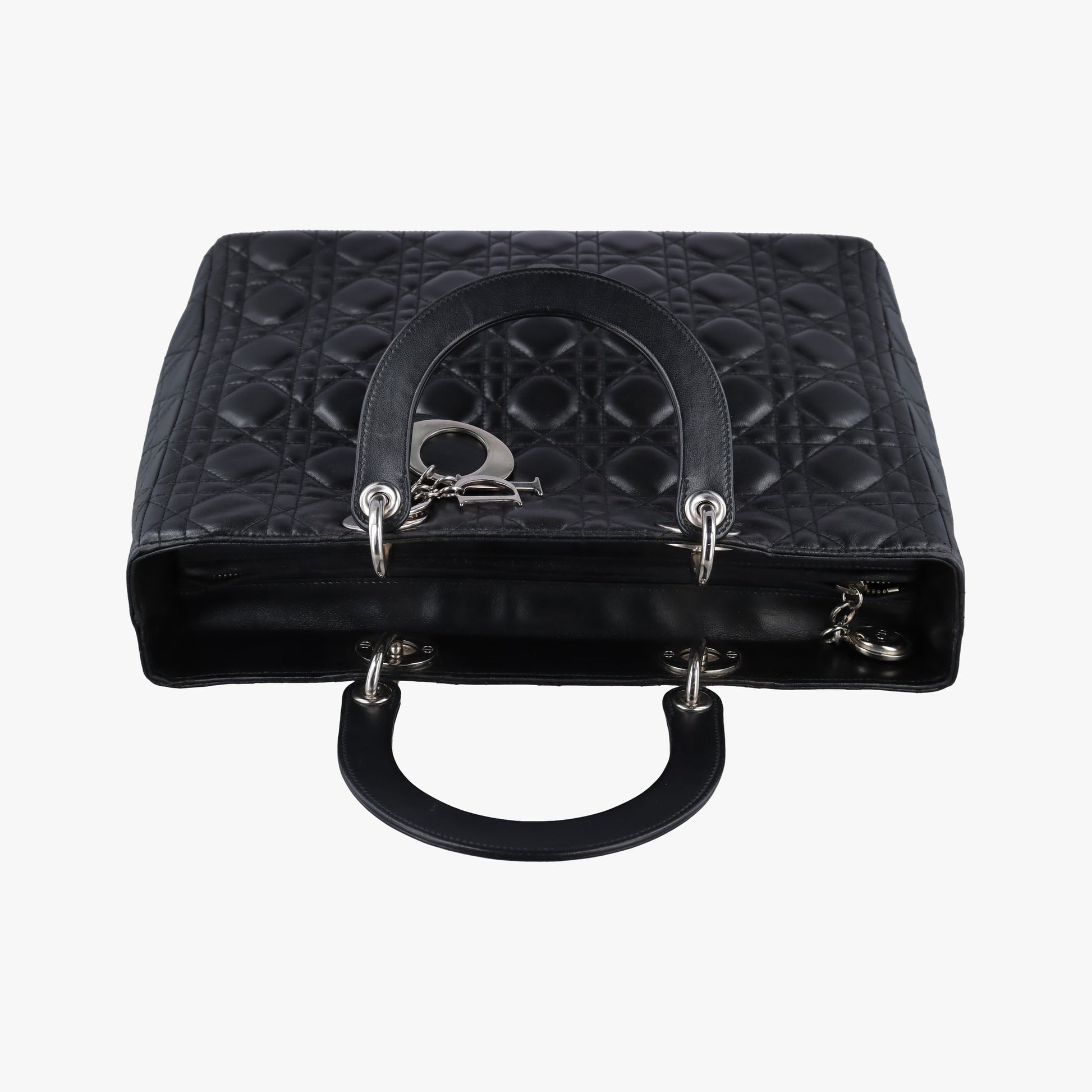 Lady Dior Black lambskin 31-MA-1014レディディオール ブラック ラムスキン 31-MA-1014