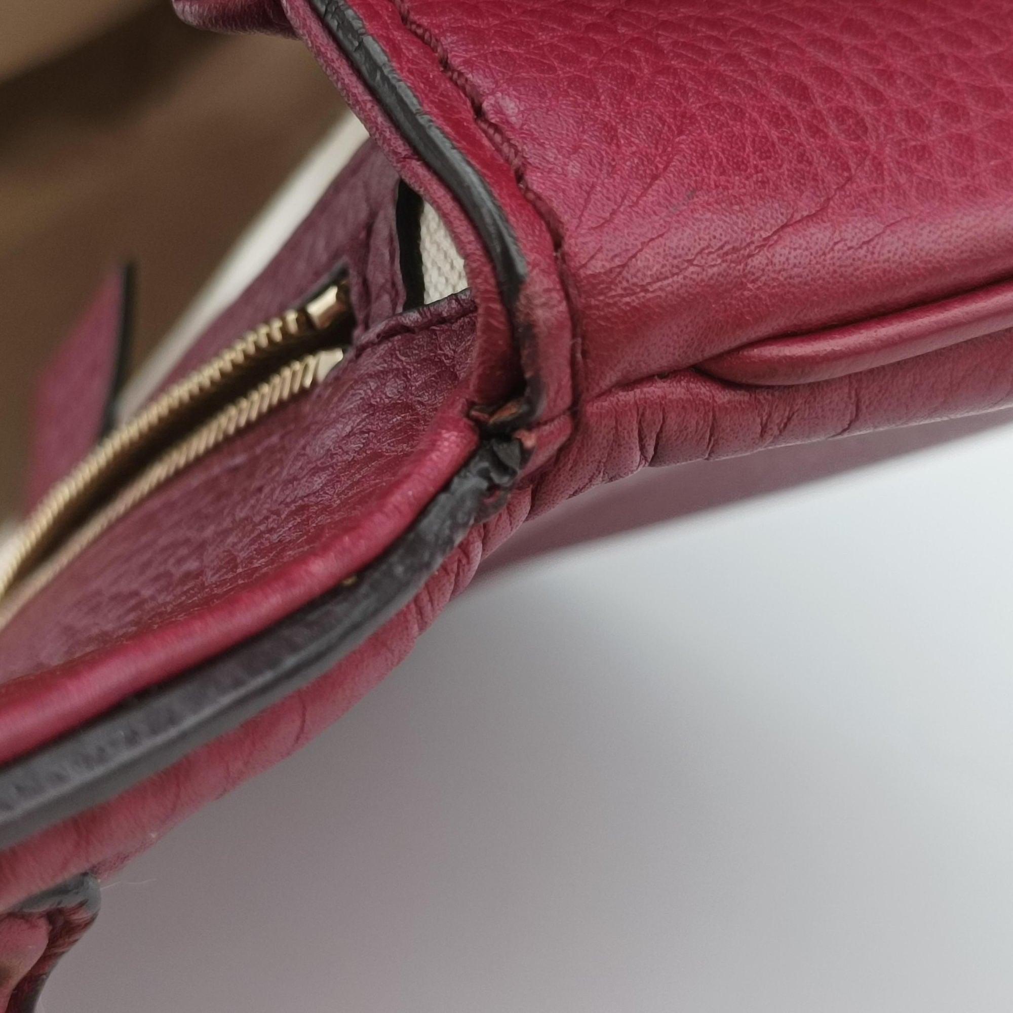 New Bamboo Burgundy Leather 254884 H010000965ニューバンブー ワインレッド レザー 254884 H010000965