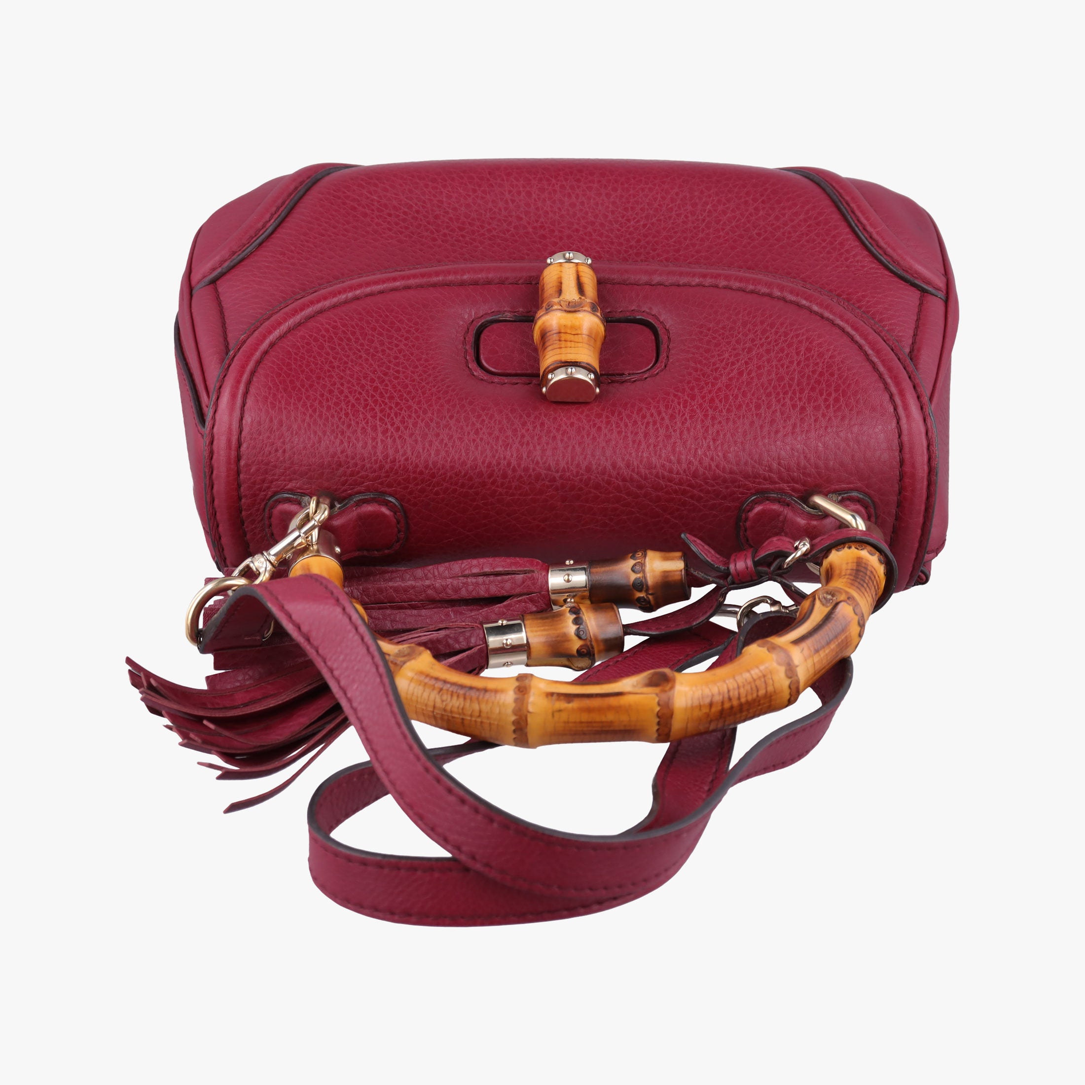 New Bamboo Burgundy Leather 254884 H010000965ニューバンブー ワインレッド レザー 254884 H010000965